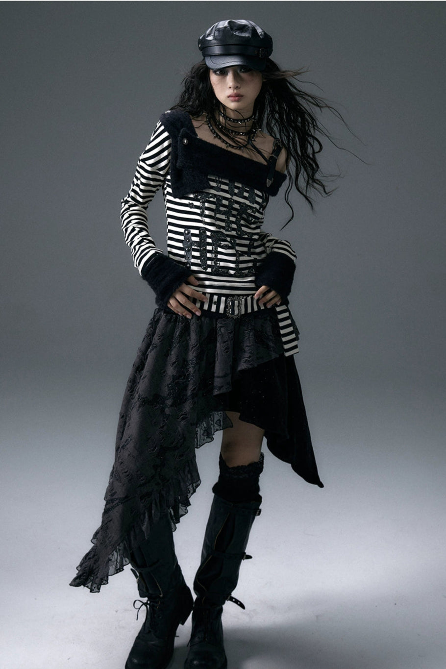 striped knit