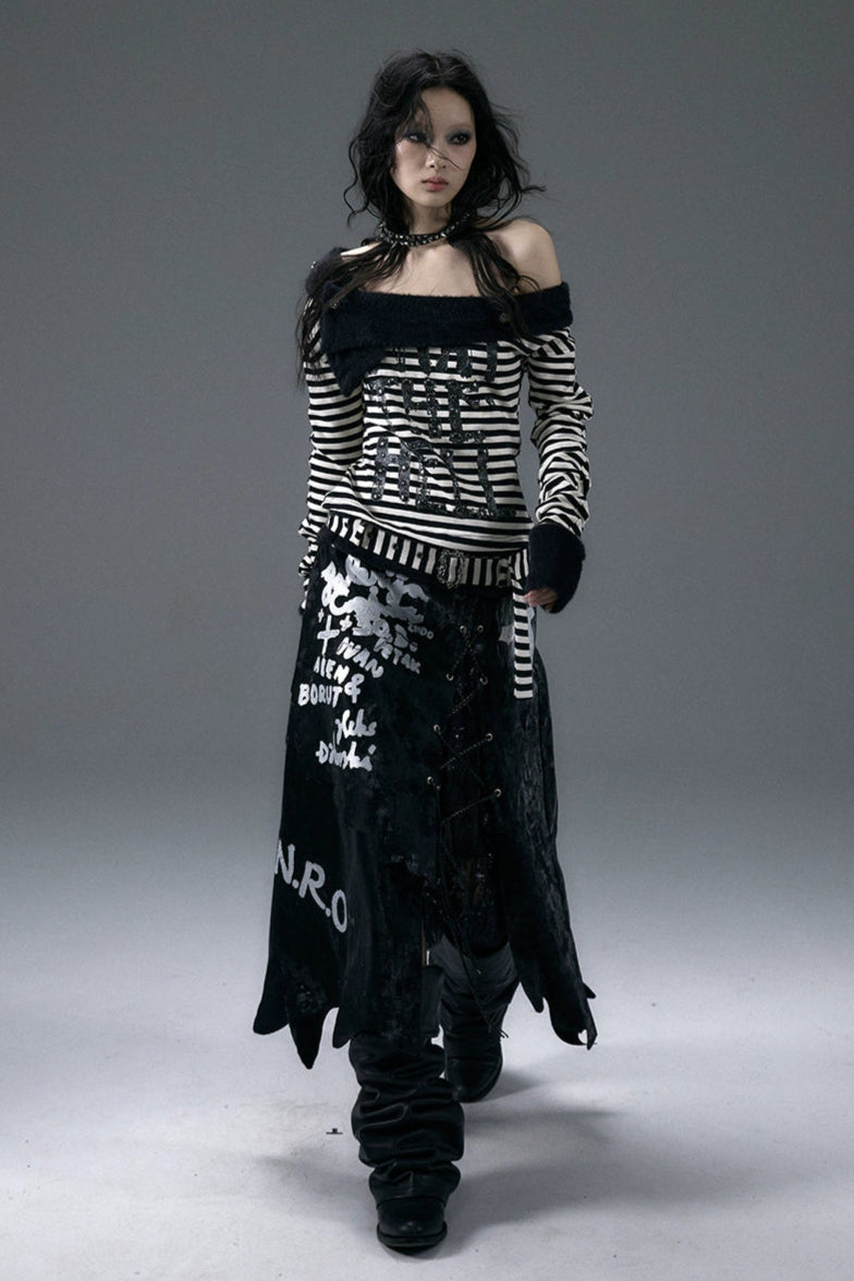 striped knit