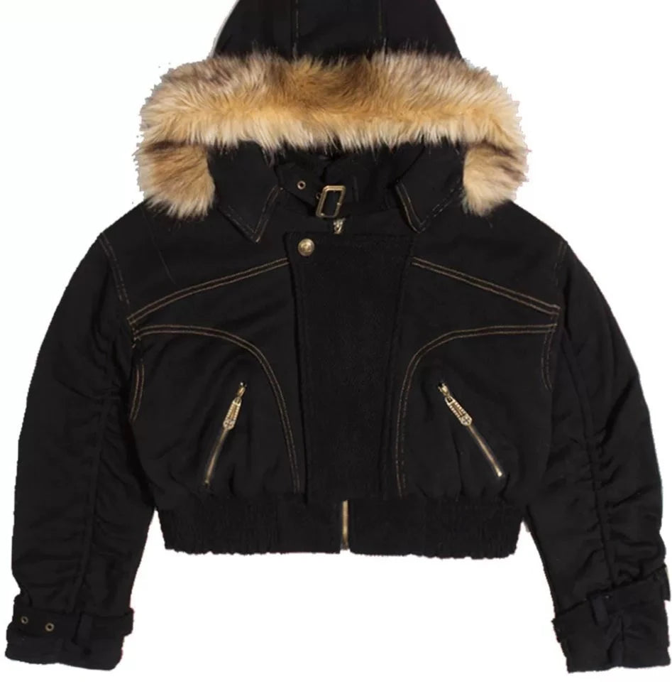 large fur coat jacket