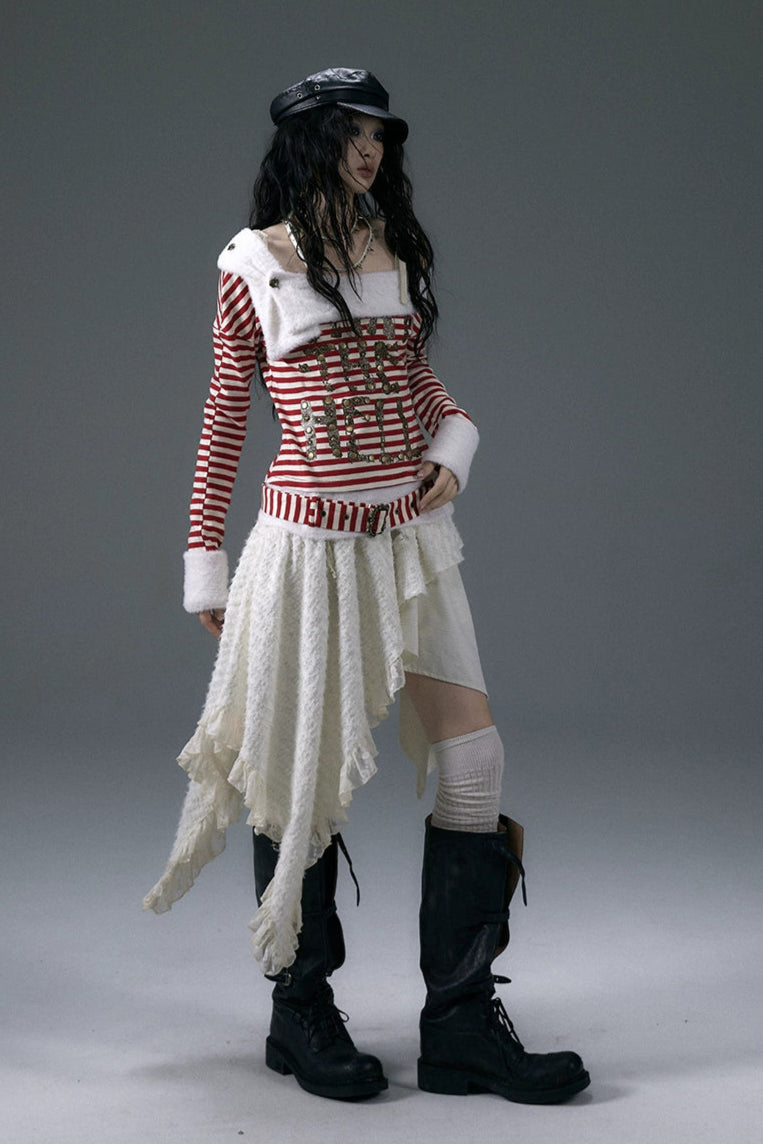 striped knit