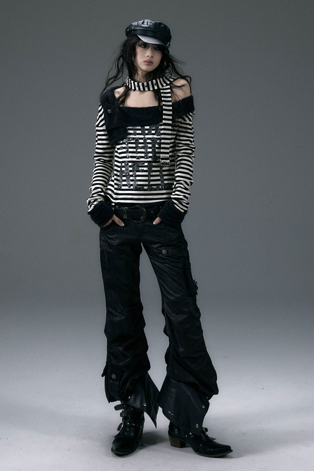 striped knit