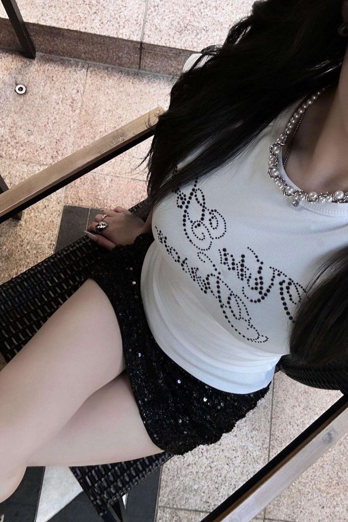 Edge letter Tshirt KSG20862