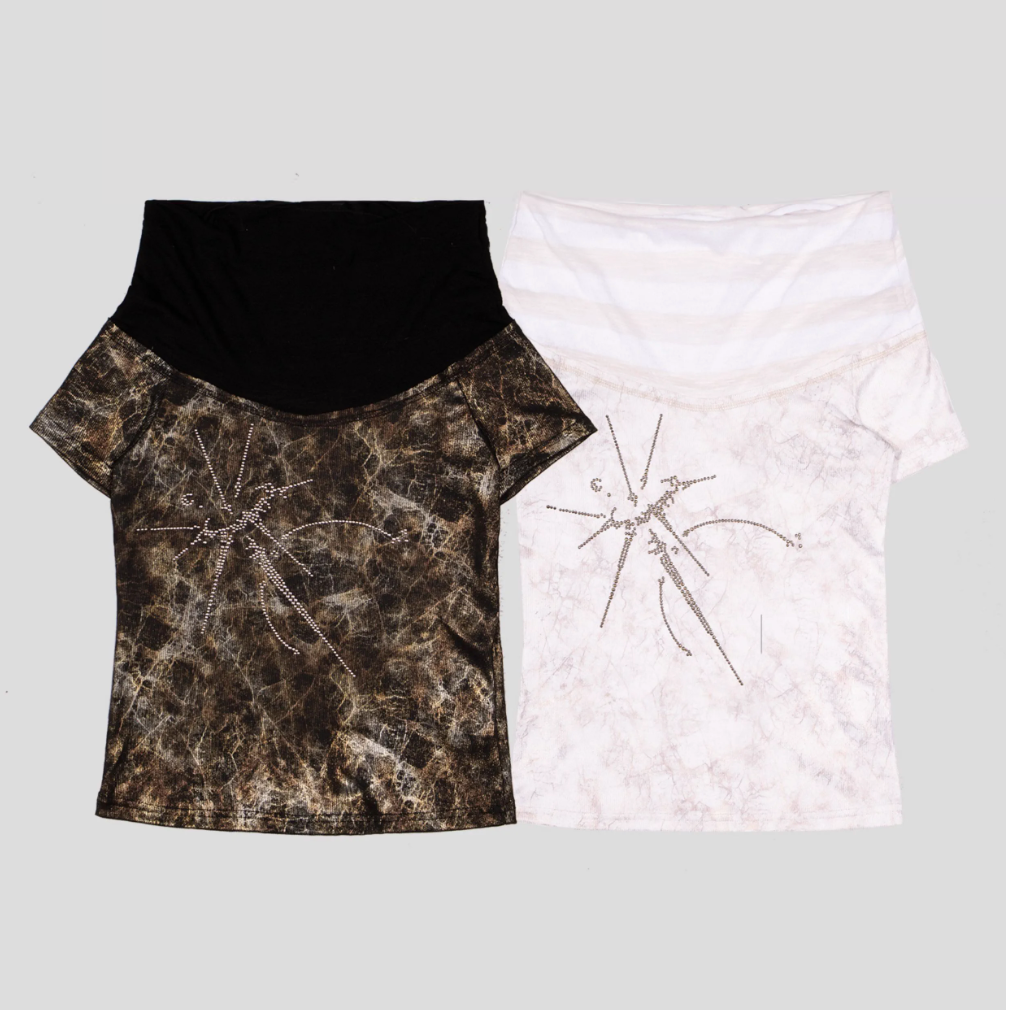 punk sholder tops