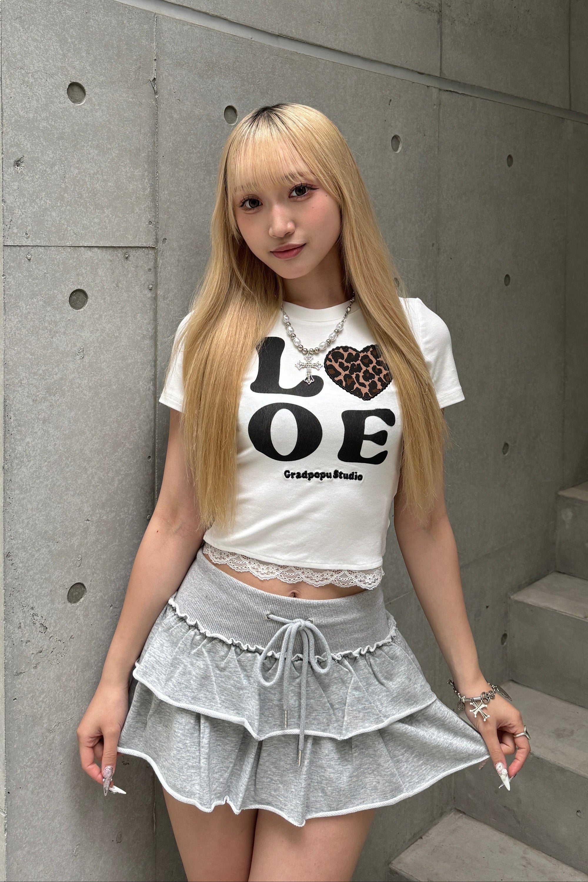 レオパードLOVEクロップドTシャツ KSG20830