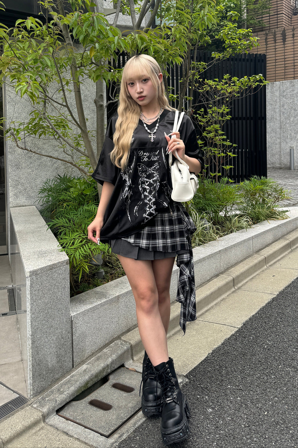 レースリボンユニフォームTシャツ KSG20833