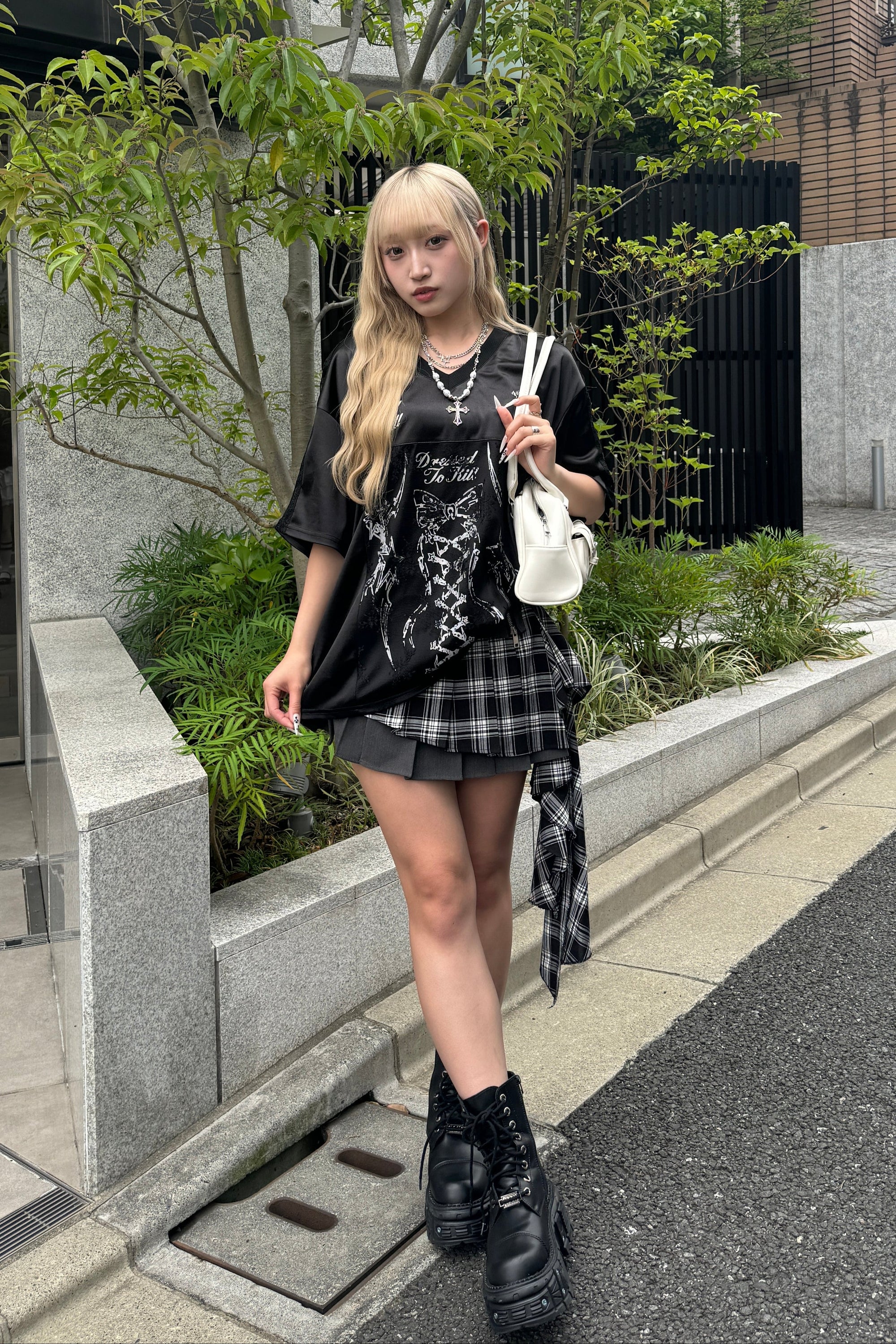 レースリボンユニフォームTシャツ KSG20833