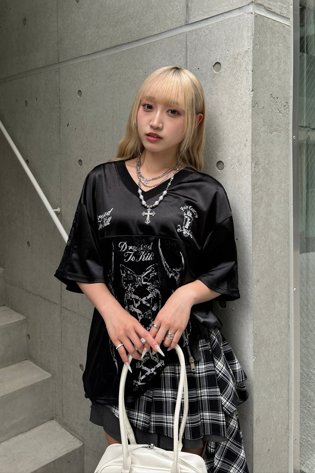 レースリボンユニフォームTシャツ KSG20833