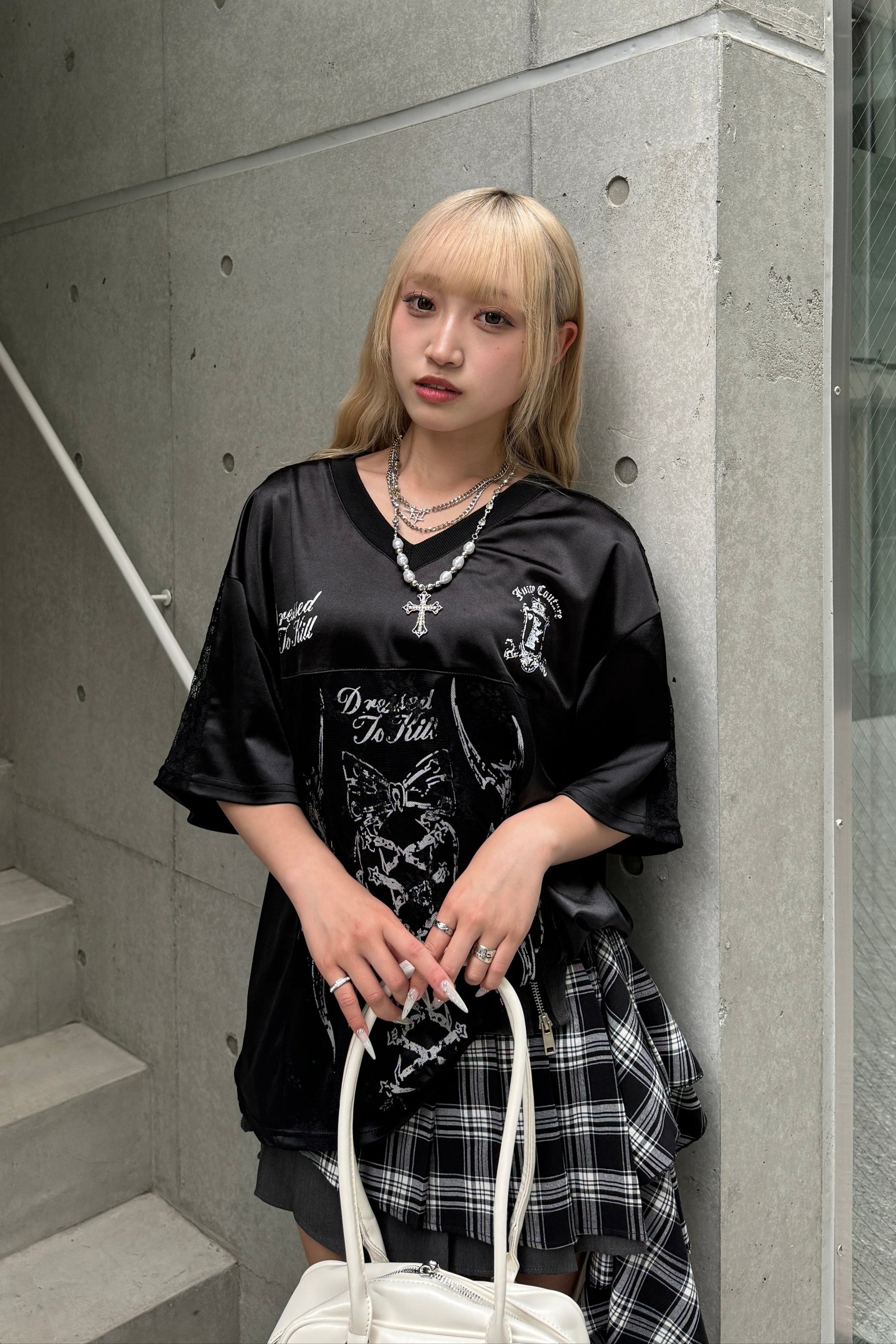 レースリボンユニフォームTシャツ KSG20833