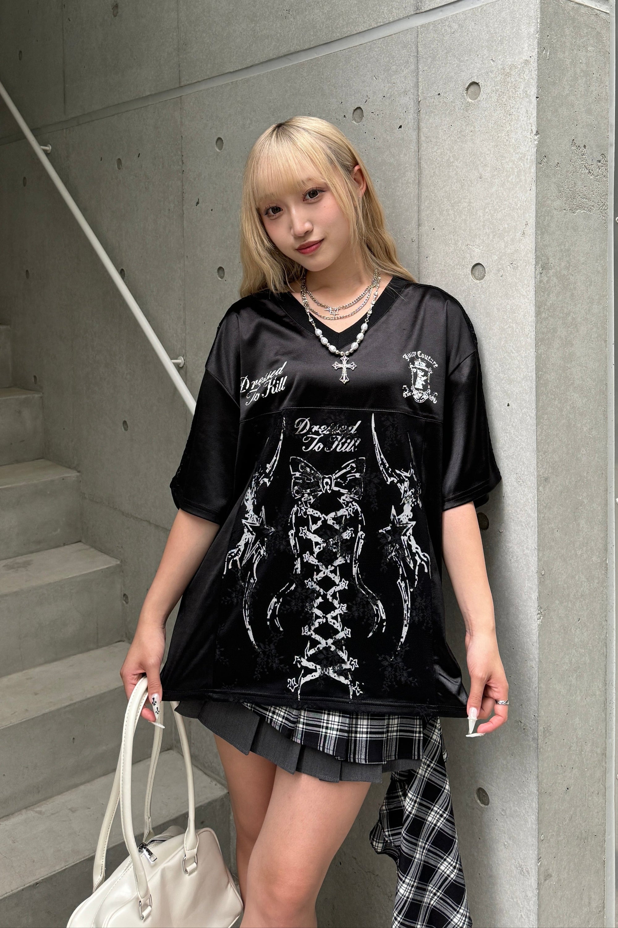 レースリボンユニフォームTシャツ KSG20833