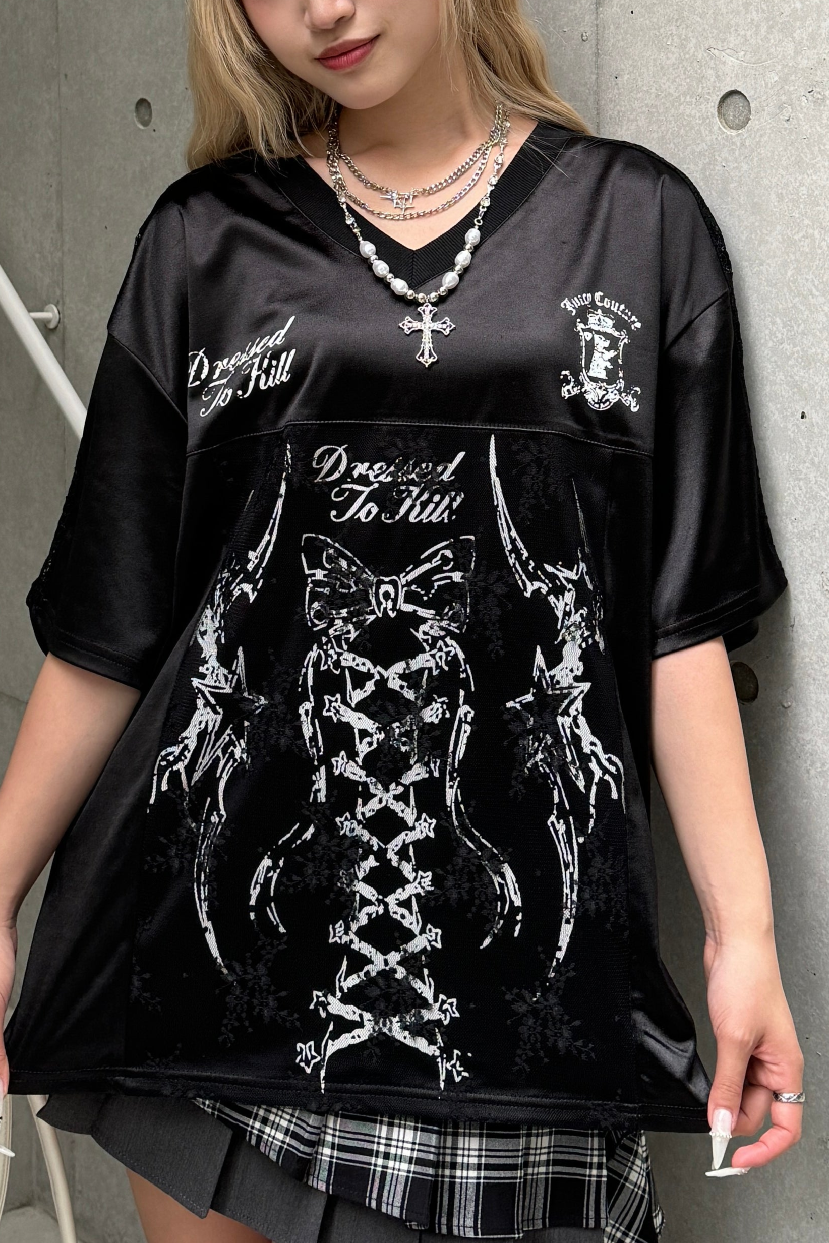 レースリボンユニフォームTシャツ KSG20833