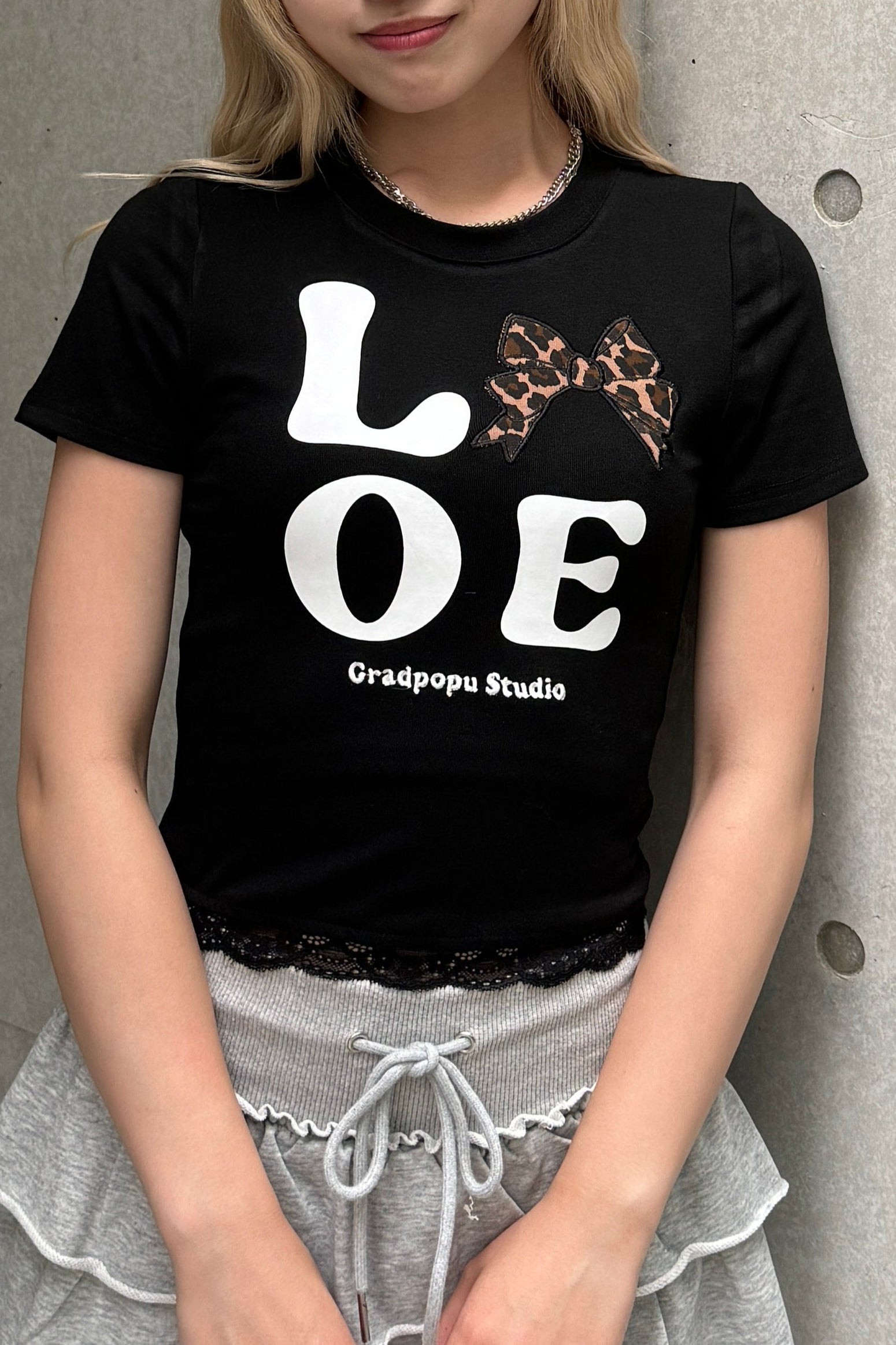 レオパードLOVEクロップドTシャツ KSG20830