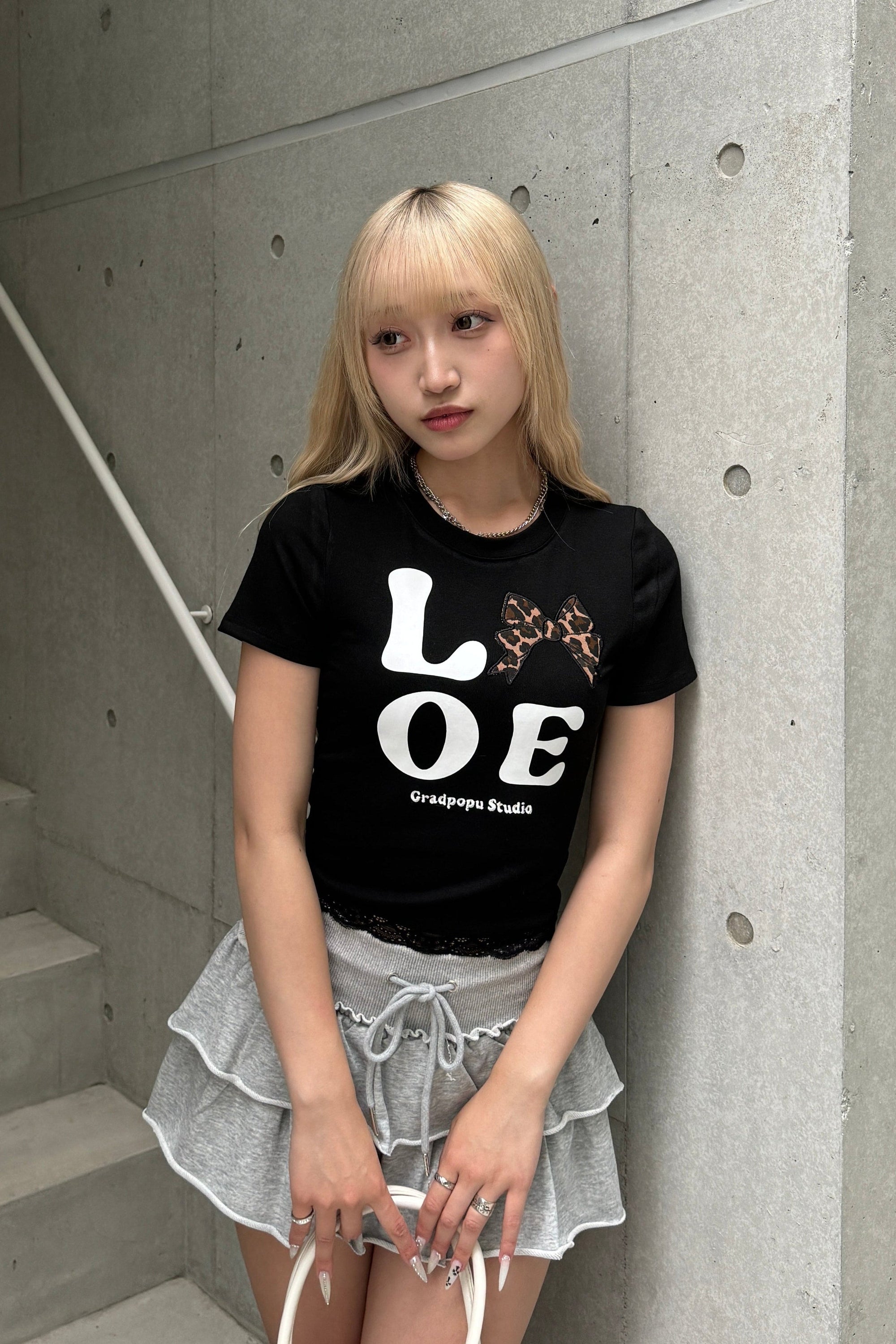 レオパードLOVEクロップドTシャツ KSG20830