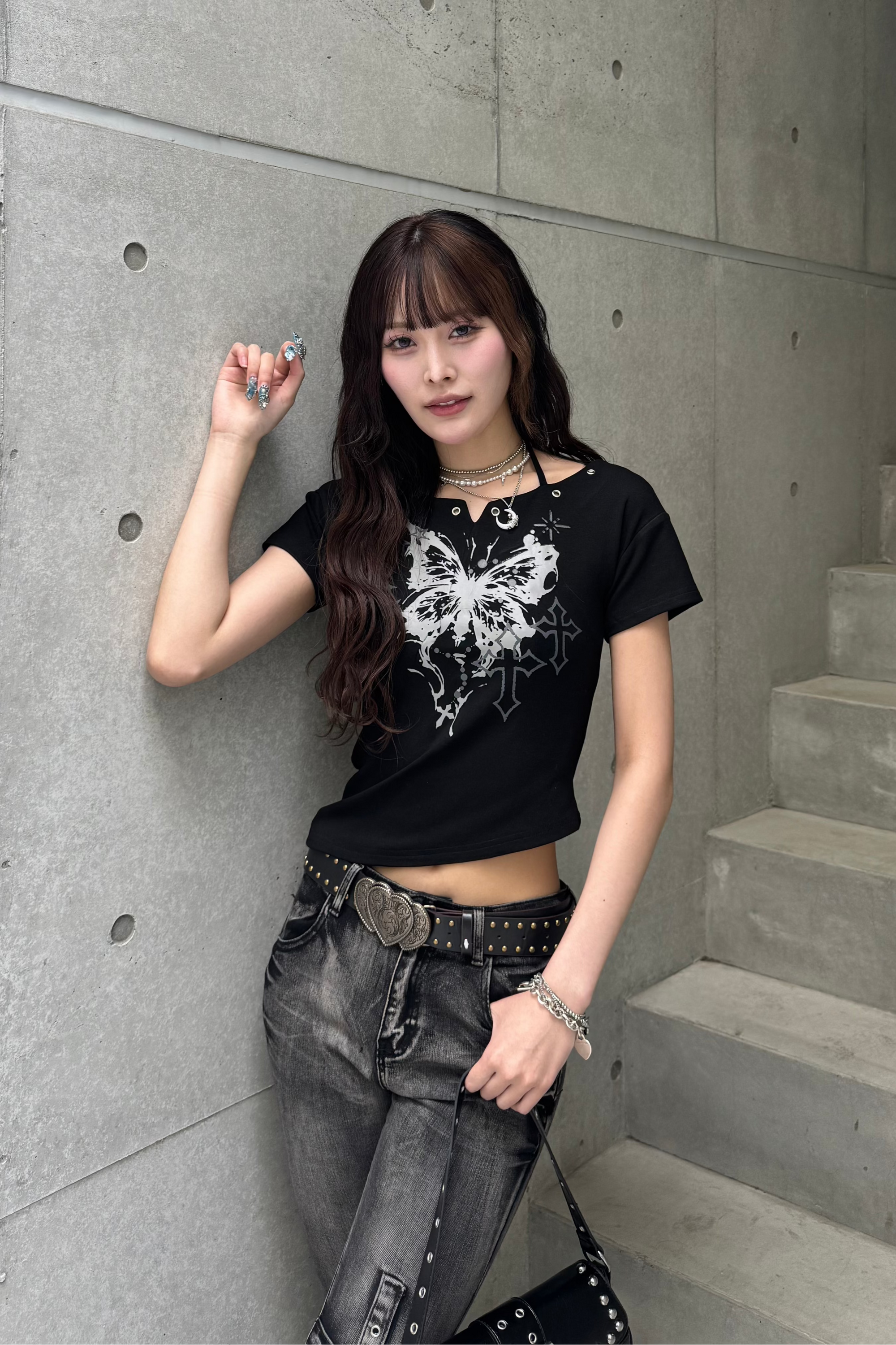 crush butterfly cut sew KSG20858