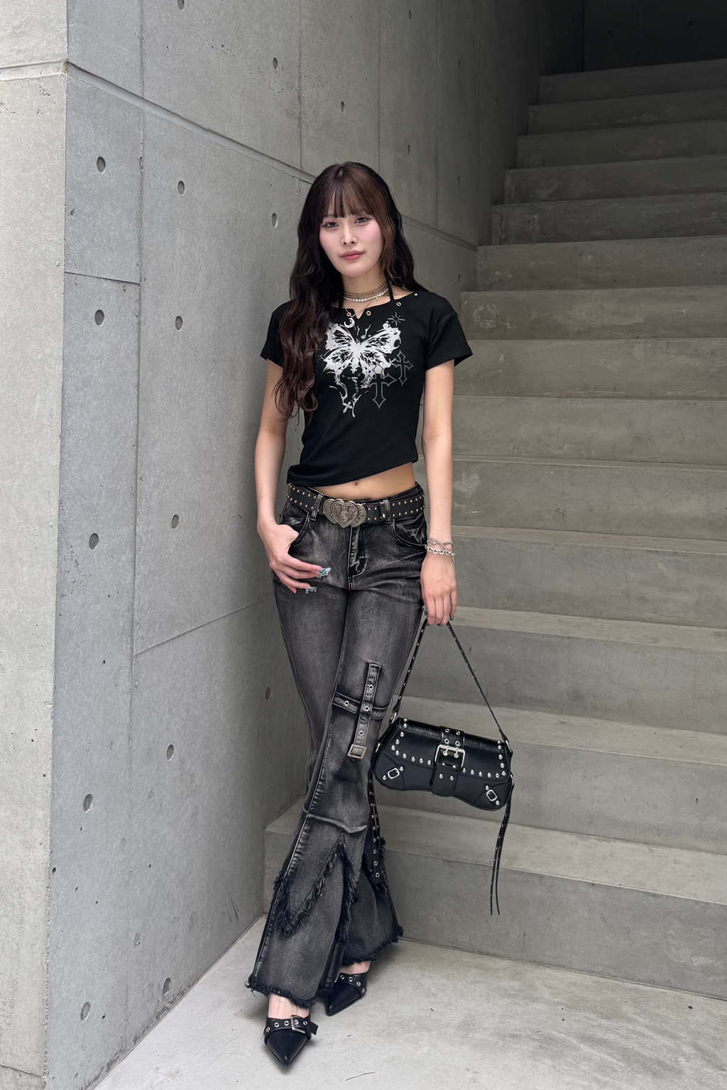 crush butterfly cut sew KSG20858