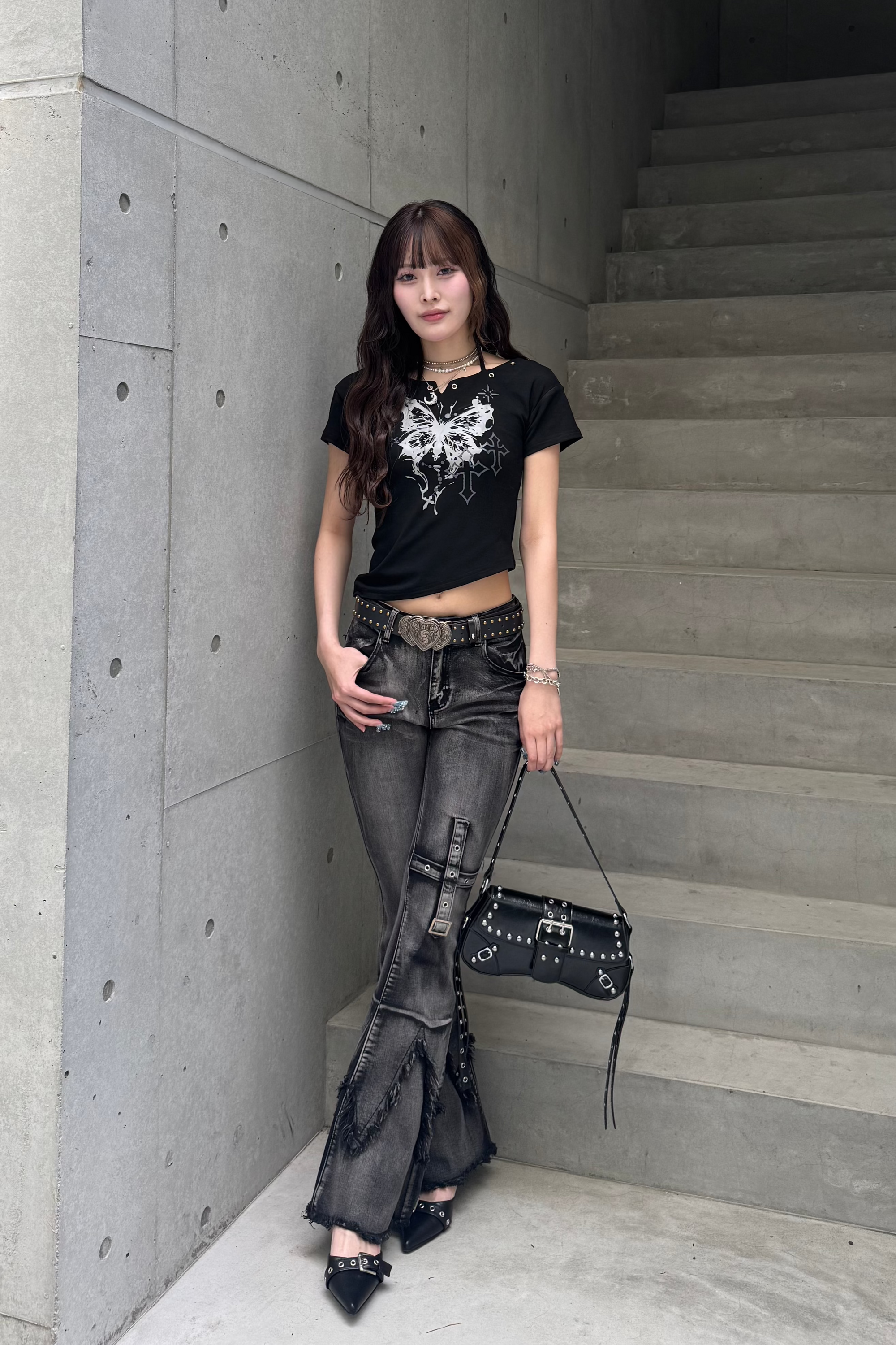 crush butterfly cut sew KSG20858
