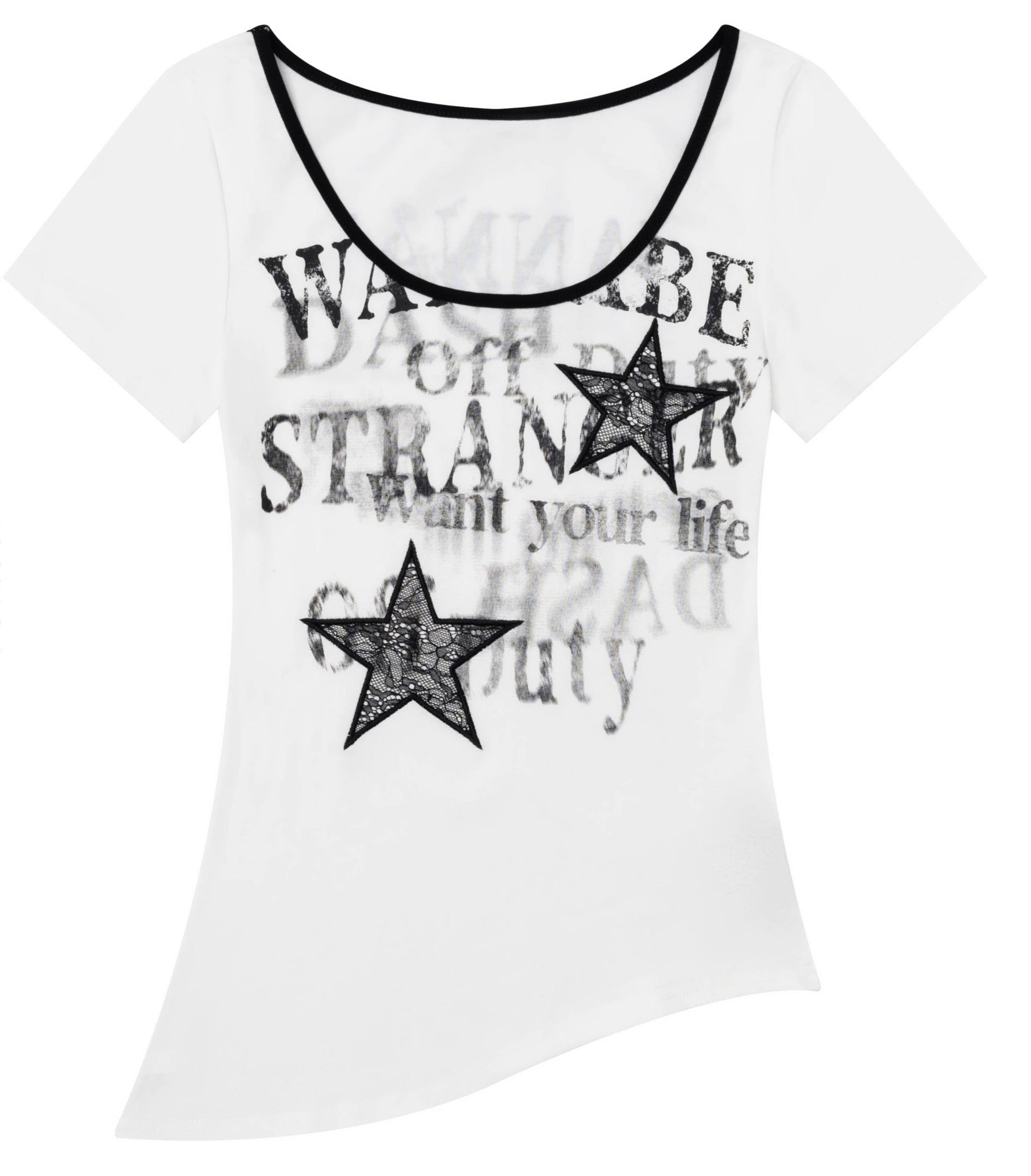 asymmetry rock print Tshirt KSG20865