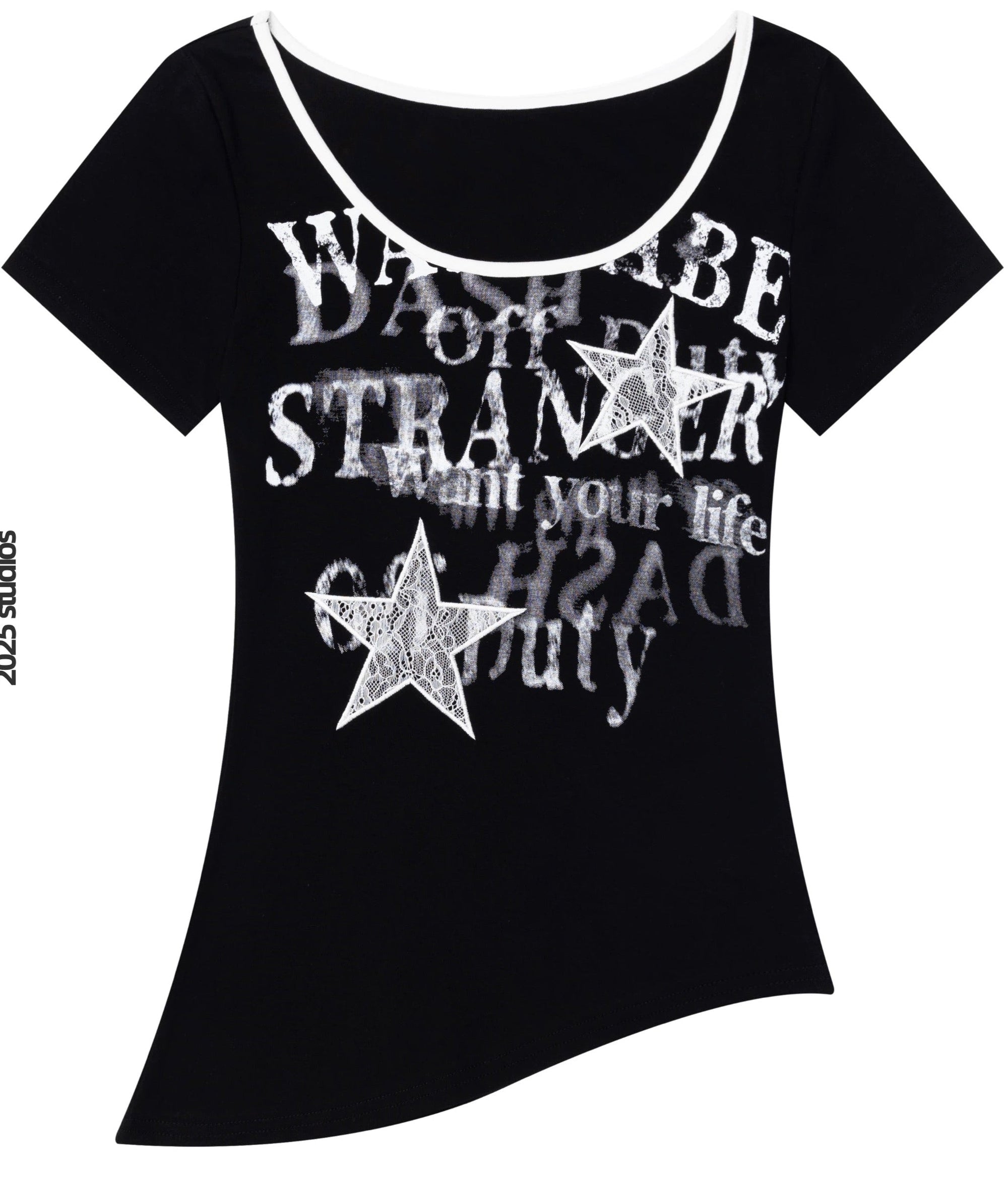 asymmetry rock print Tshirt KSG20865
