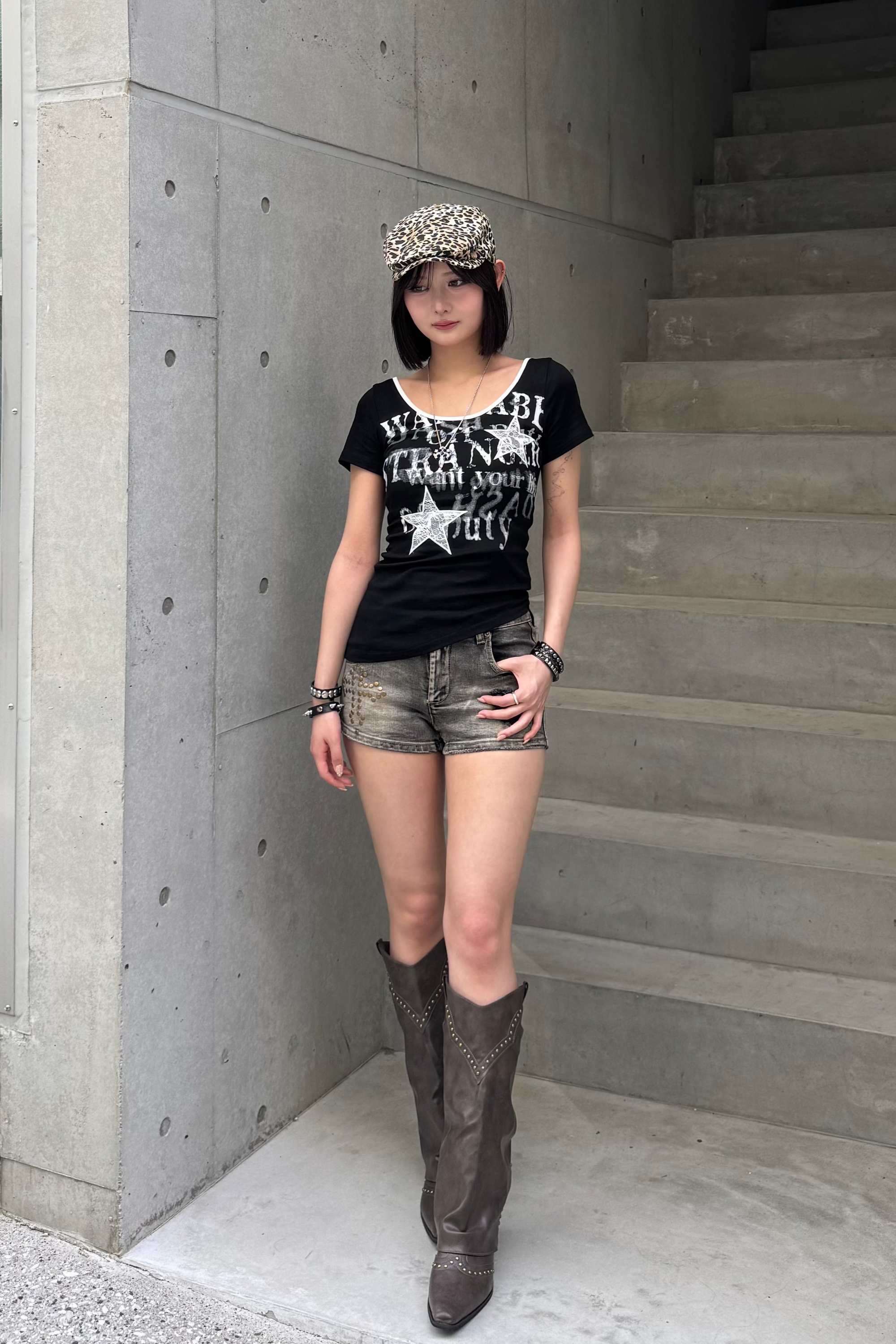 asymmetry rock print Tshirt KSG20865