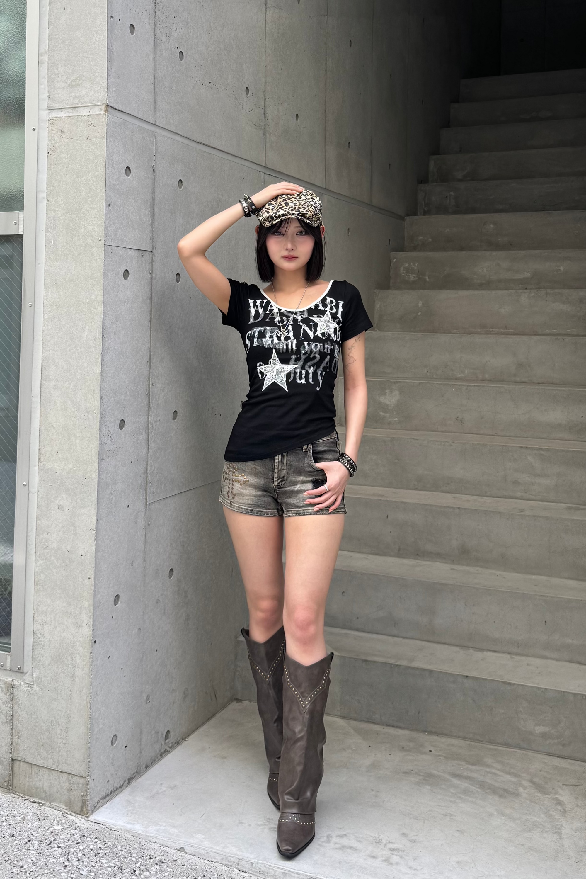 asymmetry rock print Tshirt KSG20865