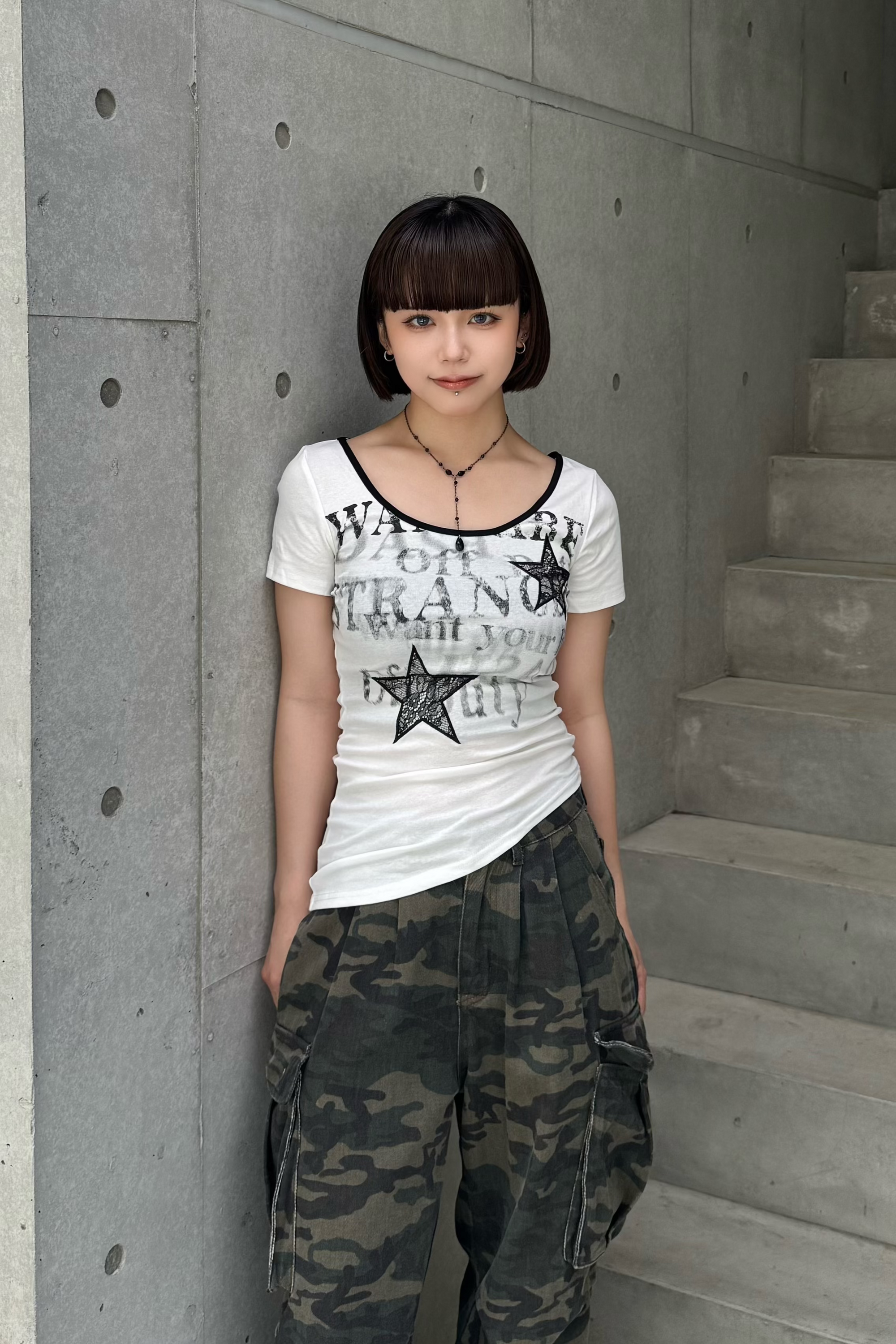 asymmetry rock print Tshirt KSG20865