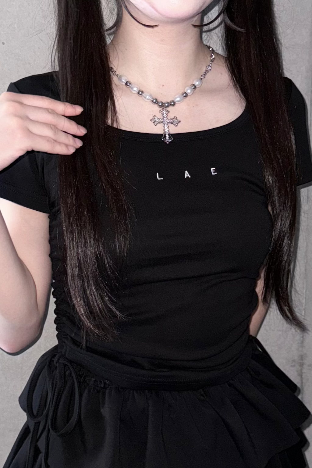 サイドシャーリングトップス KSG20961