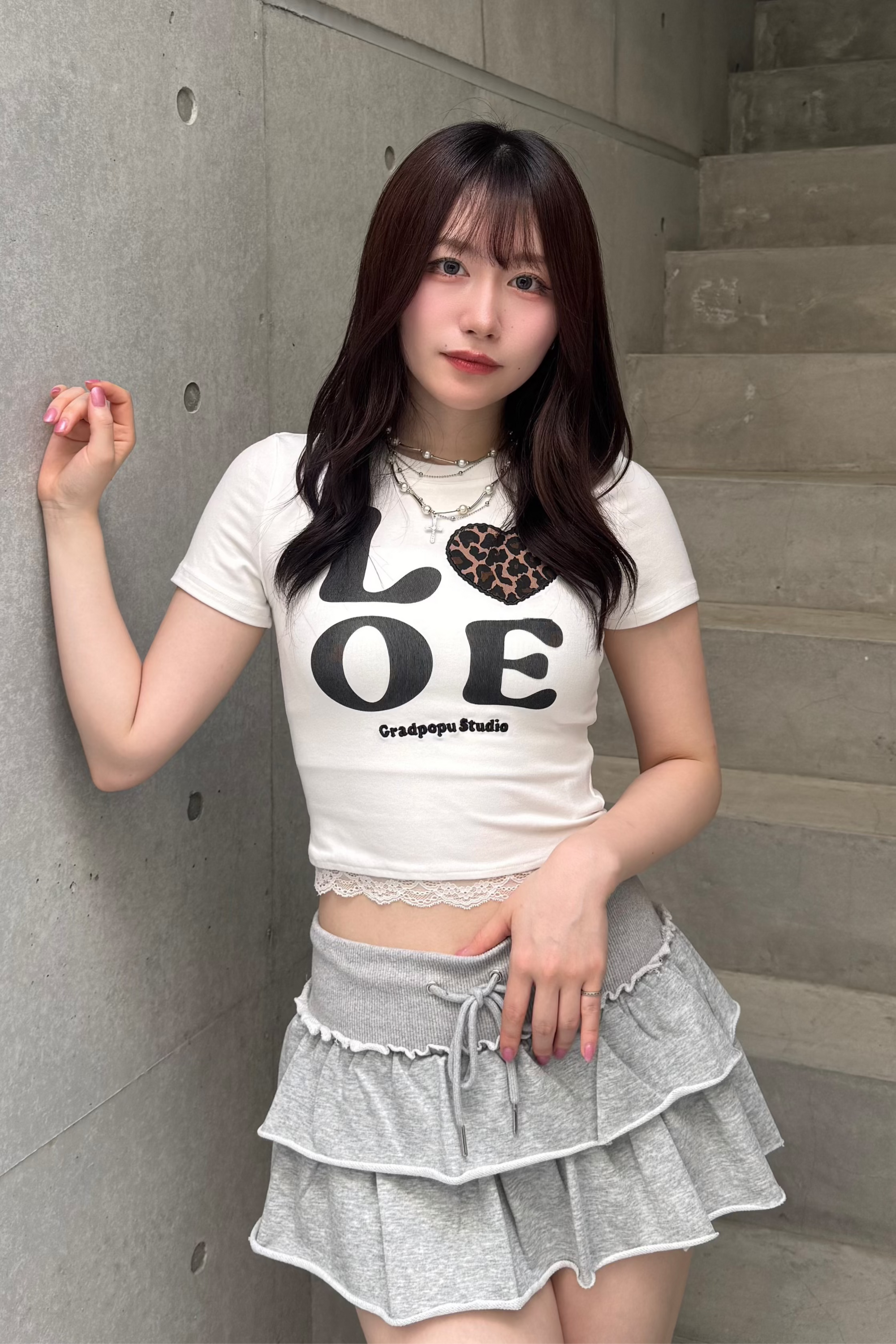 レオパードLOVEクロップドTシャツ KSG20830