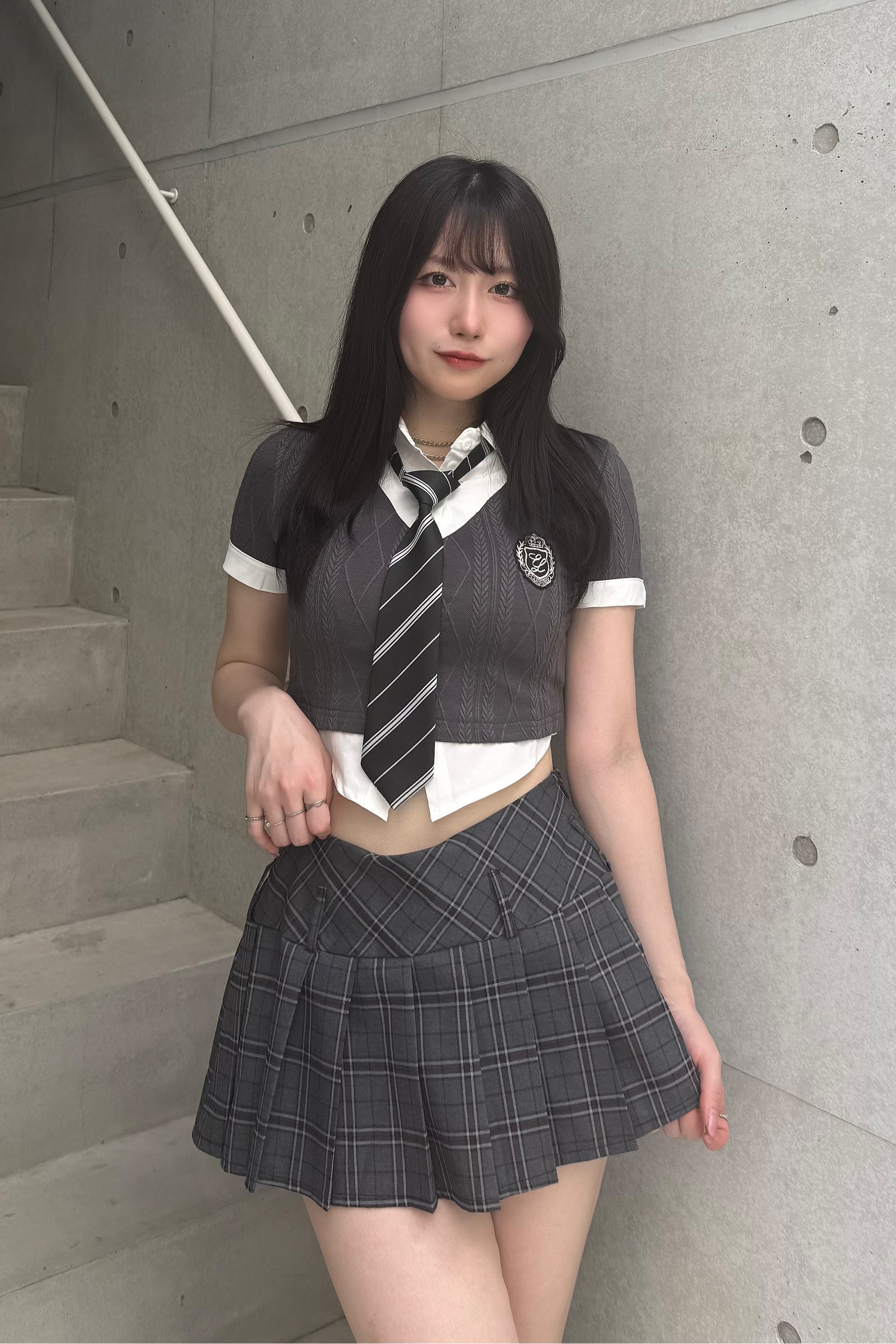 チェックプリーツスカート KSG20887