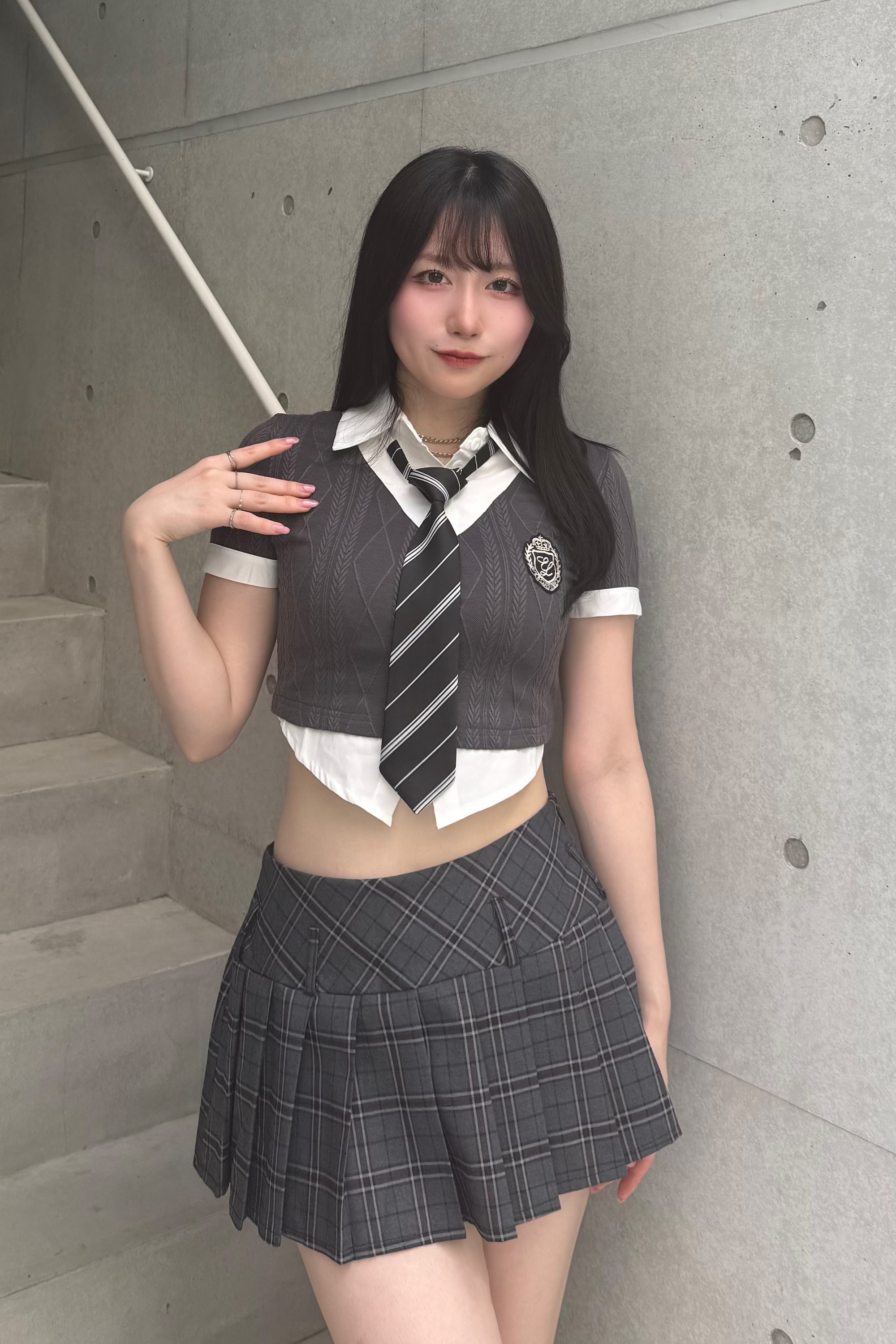 チェックプリーツスカート KSG20887