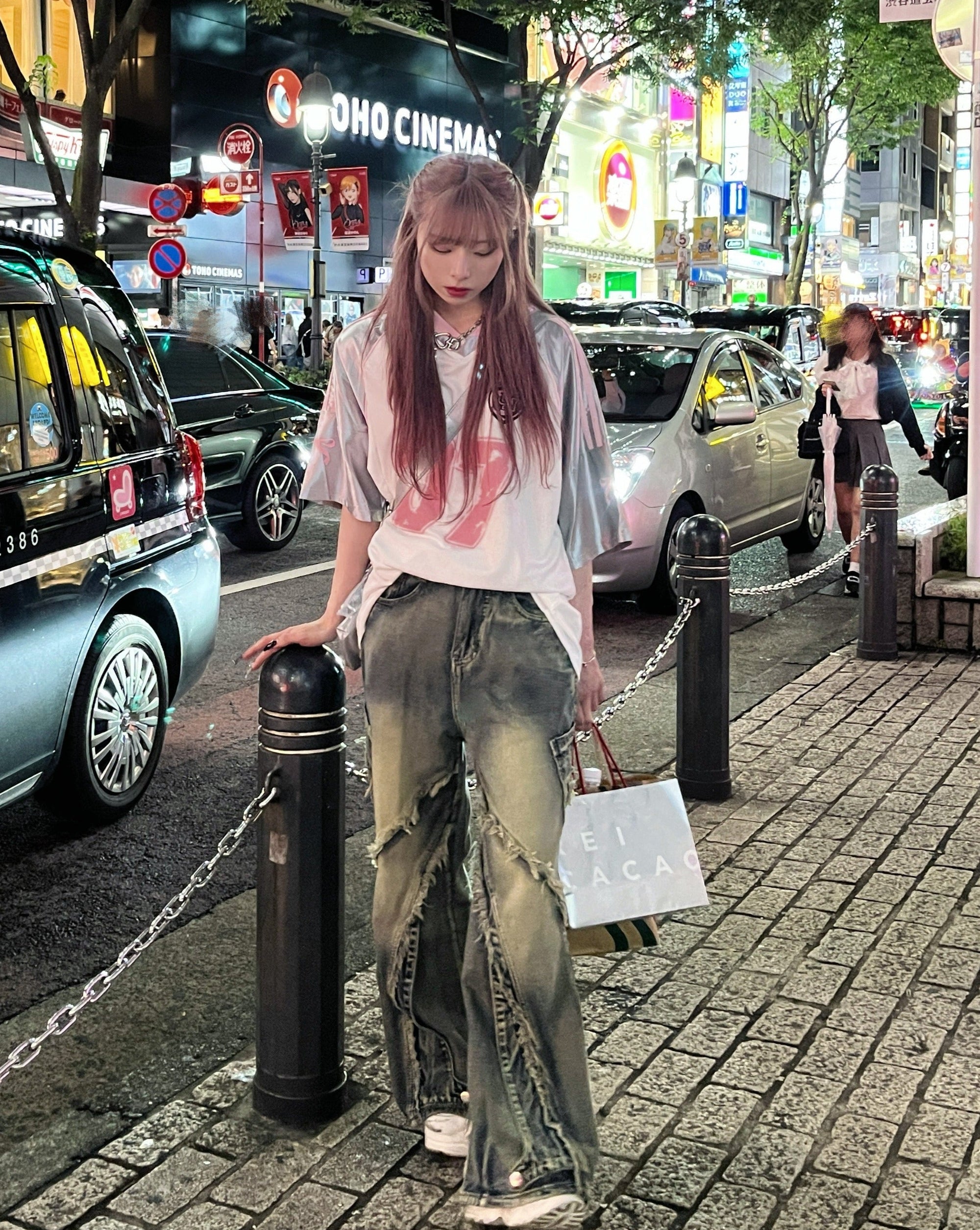 リボンプリントユニフォームTシャツ KSG20785