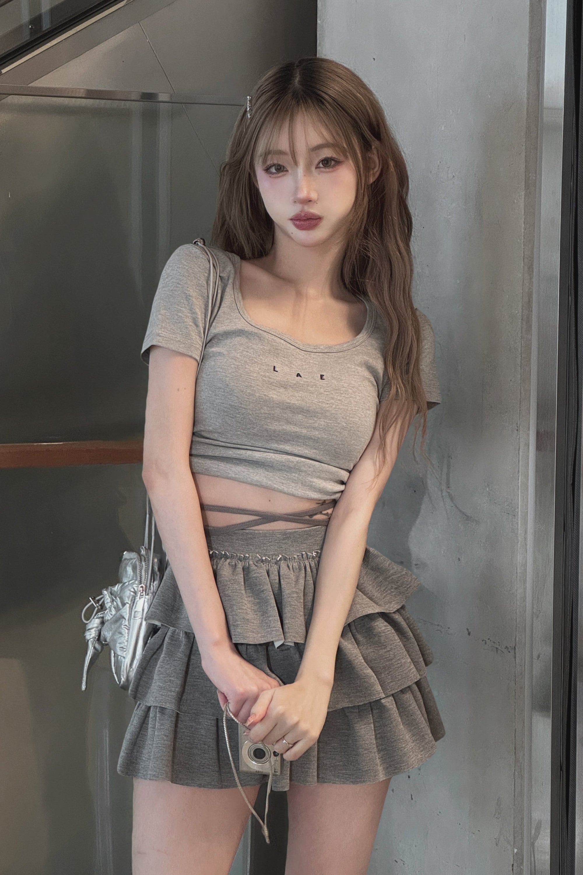 サイドシャーリングトップス KSG20961