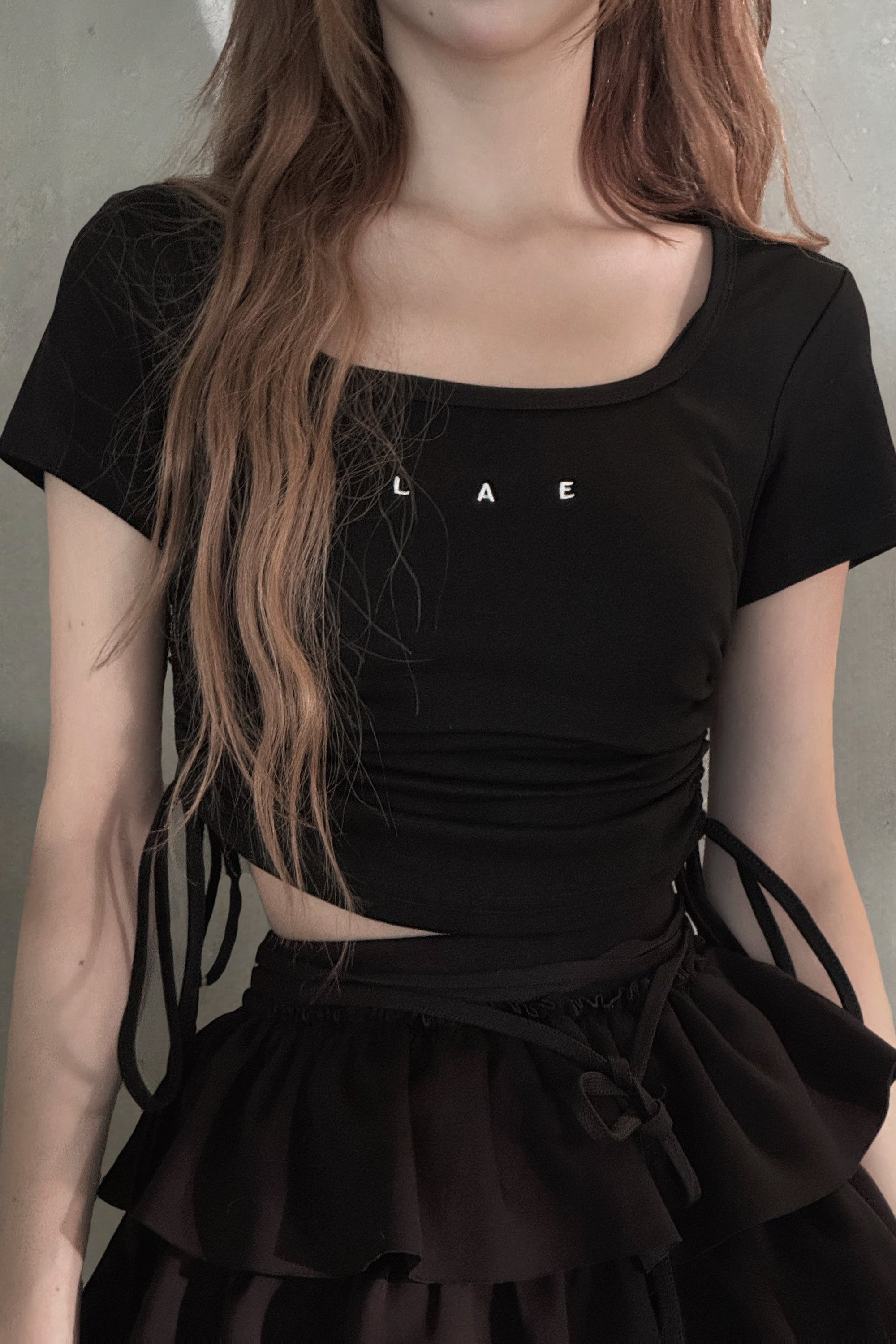 サイドシャーリングトップス KSG20961