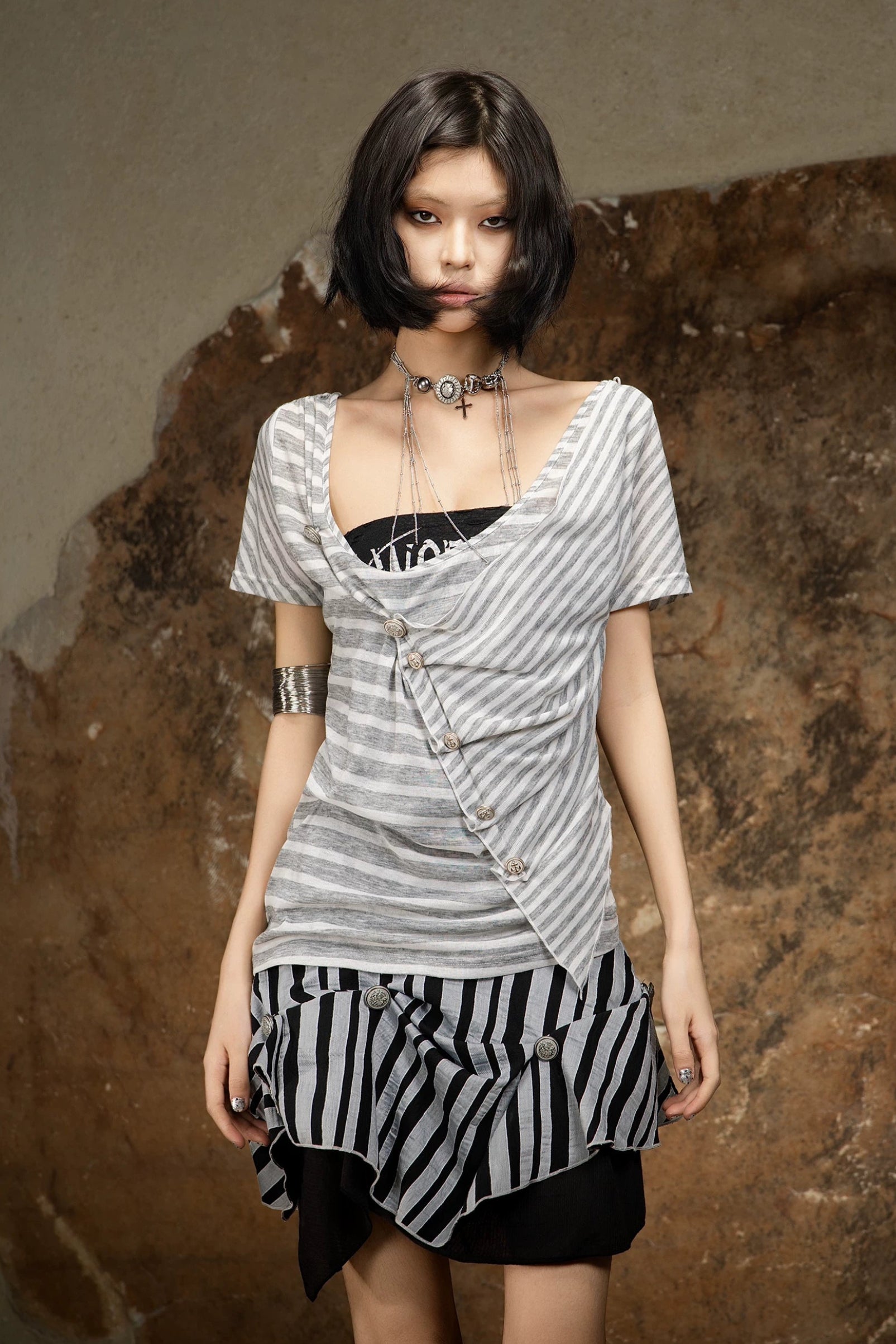 circus stripe skirt