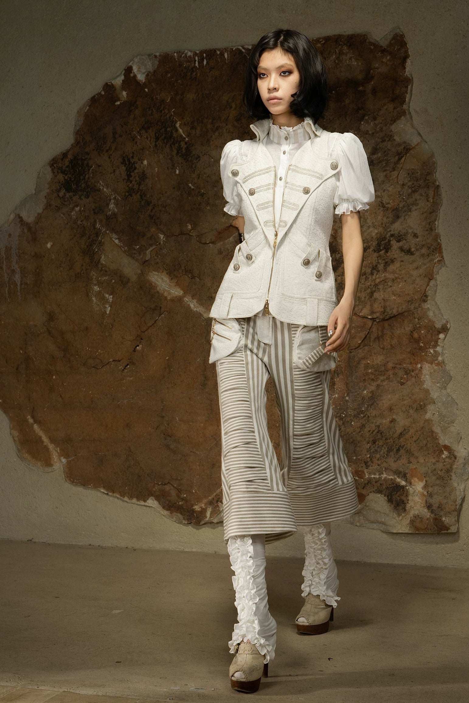 tailored napoleon vest