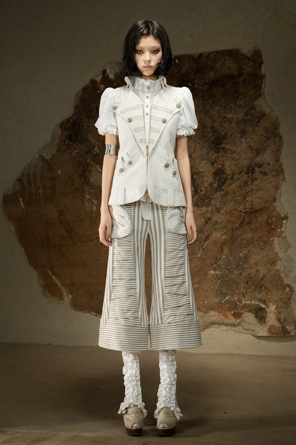 tailored napoleon vest
