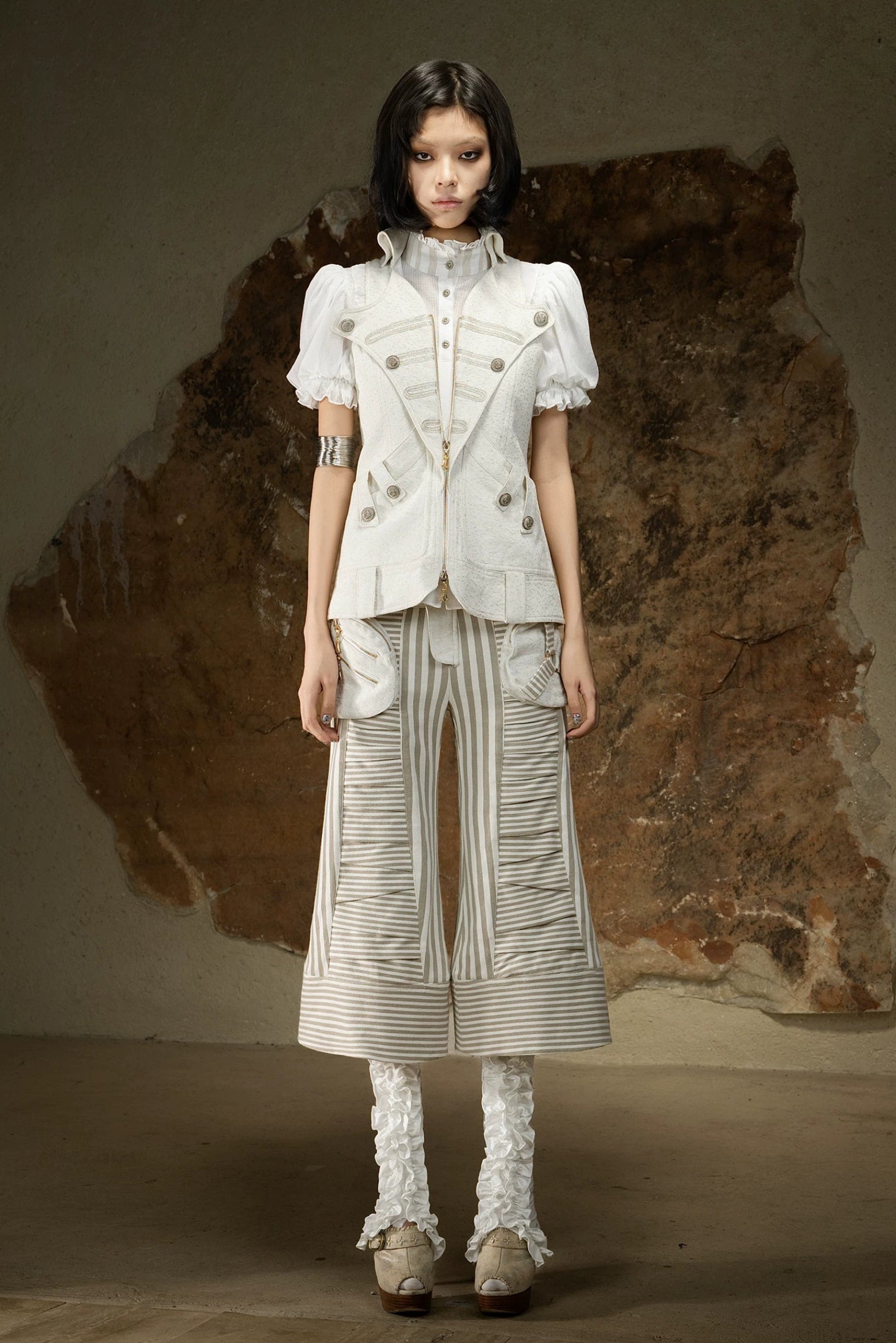 tailored napoleon vest