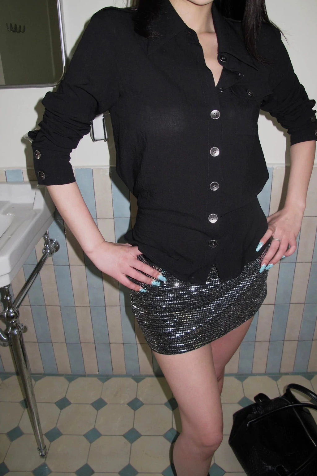 disco gram skirt10011