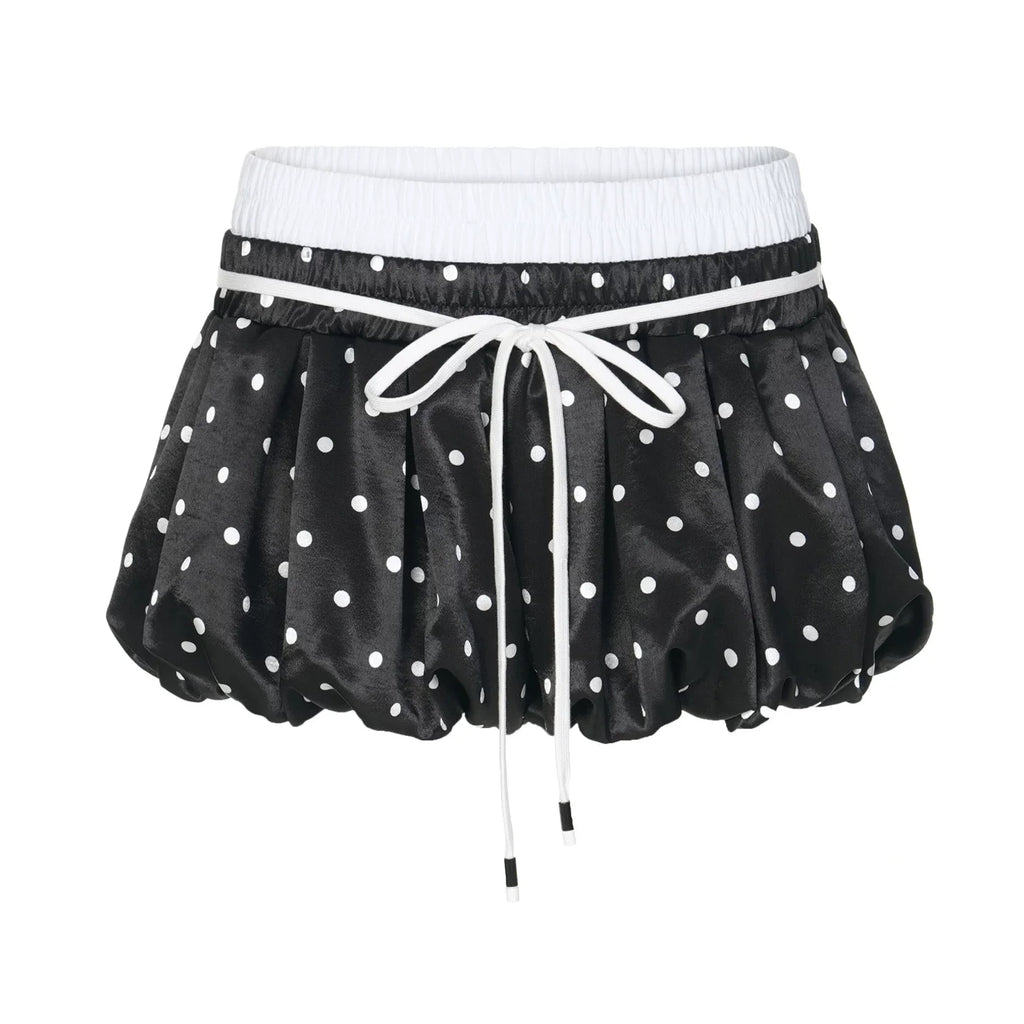 polka dot bubble shorts10005