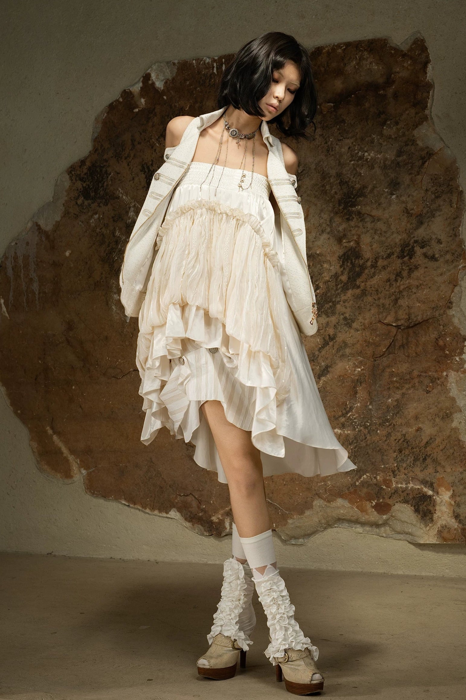 romance layered skirt