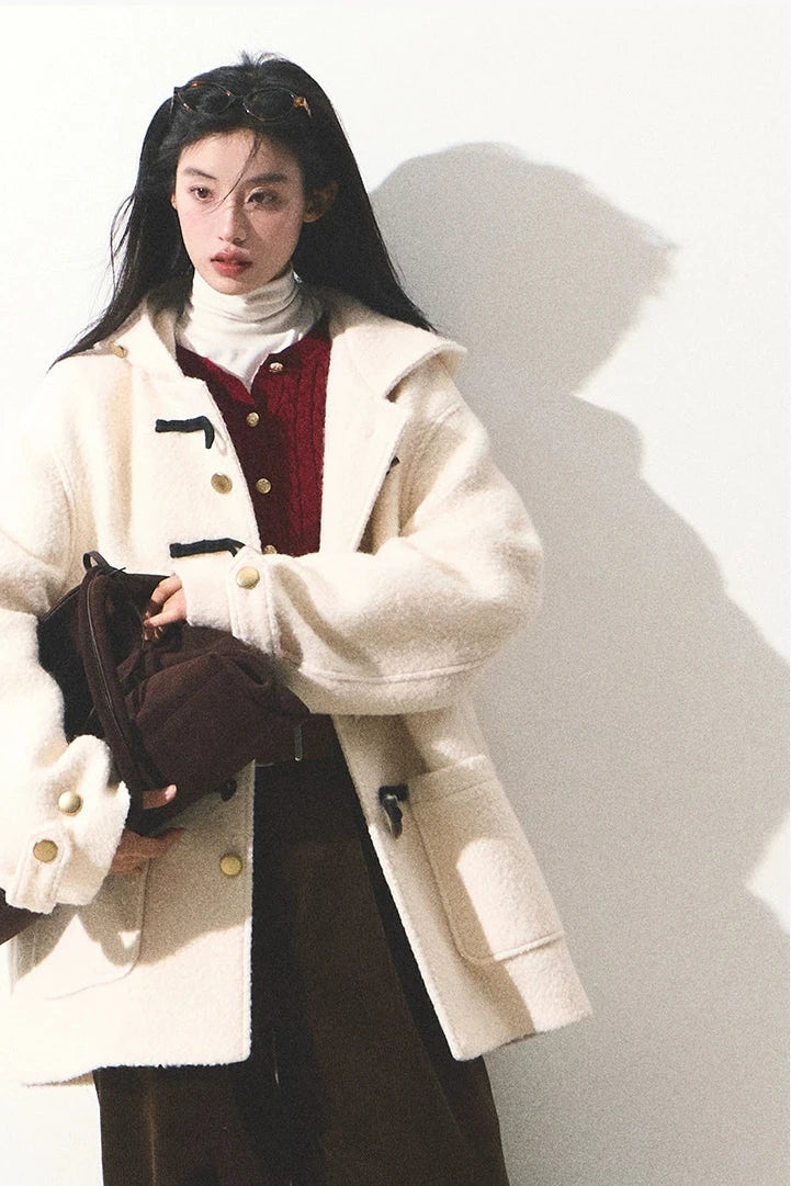 loop wool coat