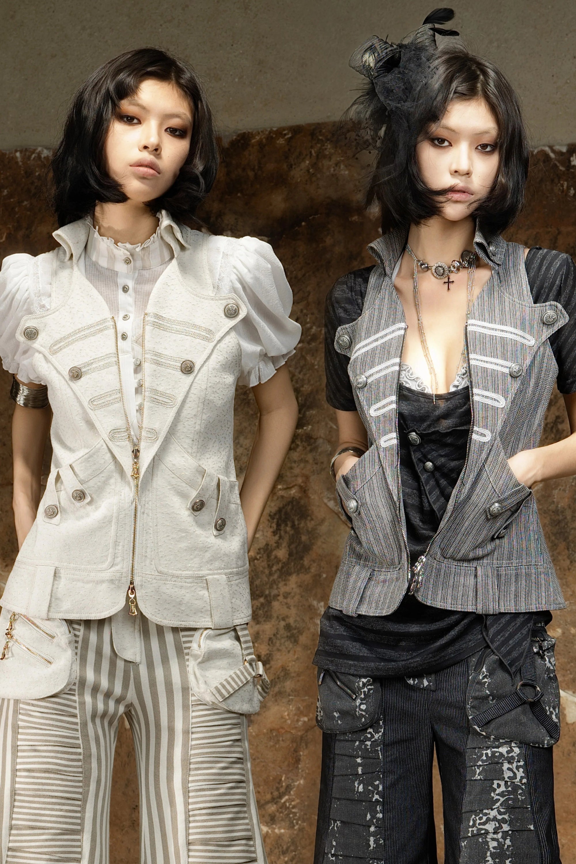 tailored napoleon vest