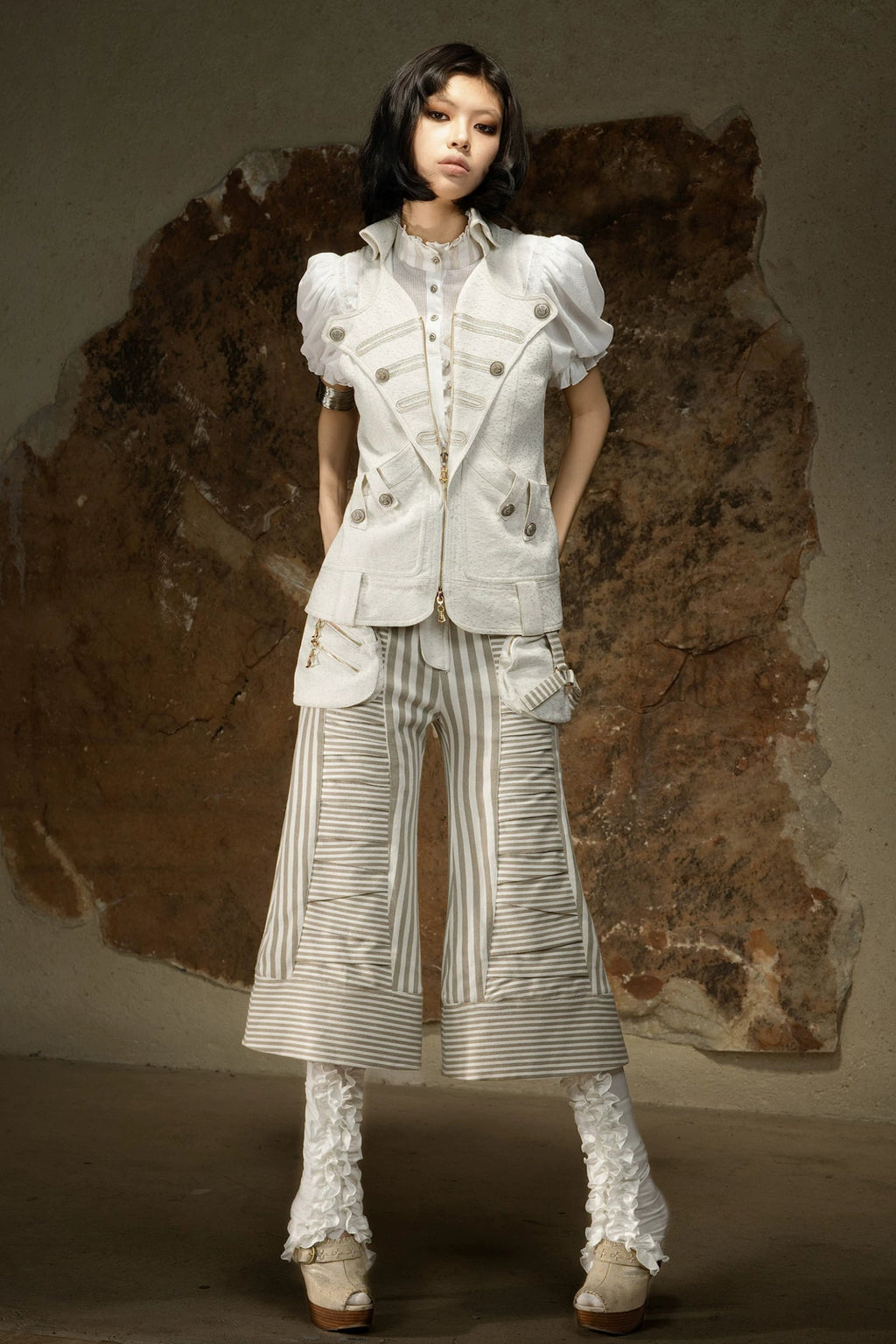 tailored napoleon vest