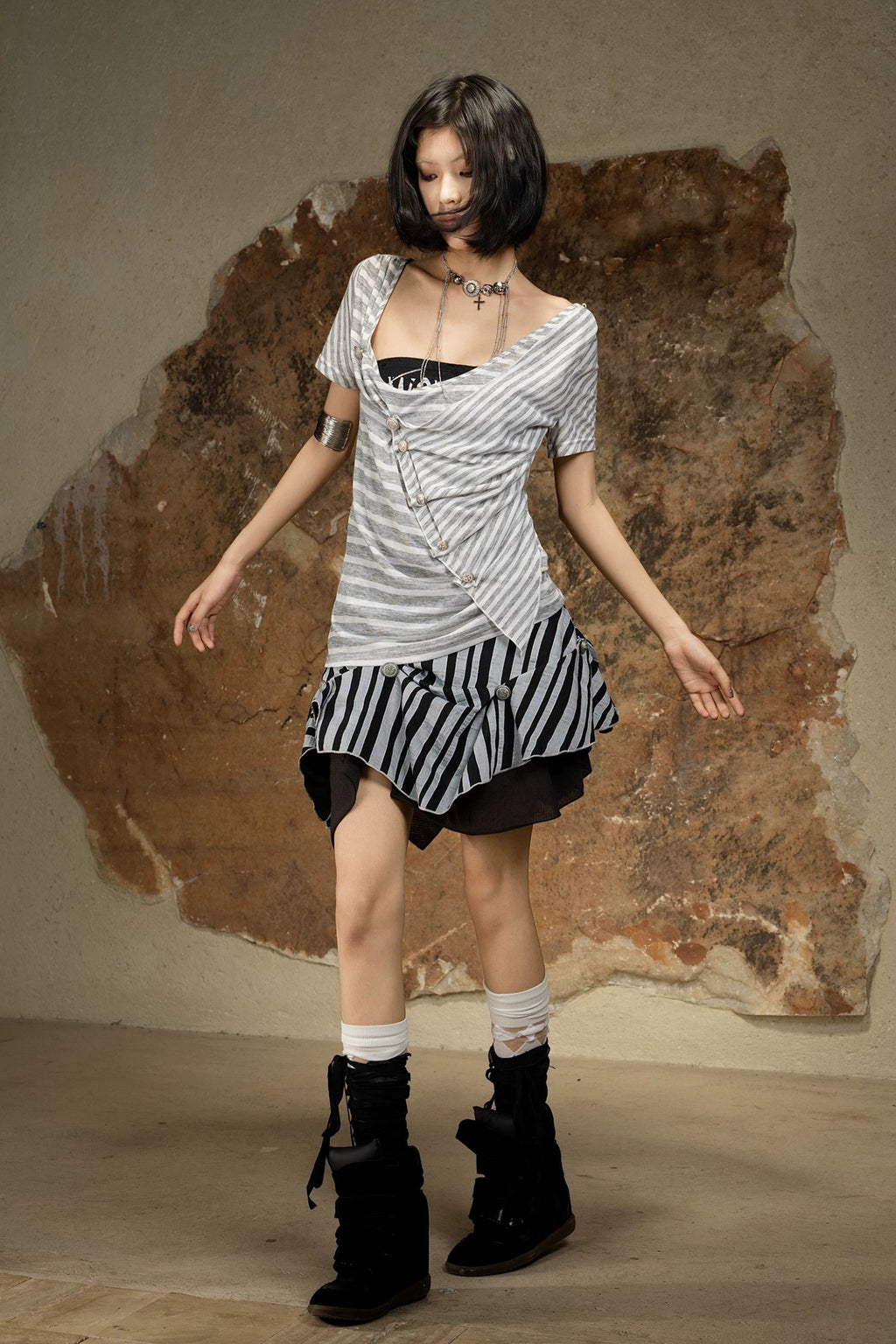 circus stripe skirt