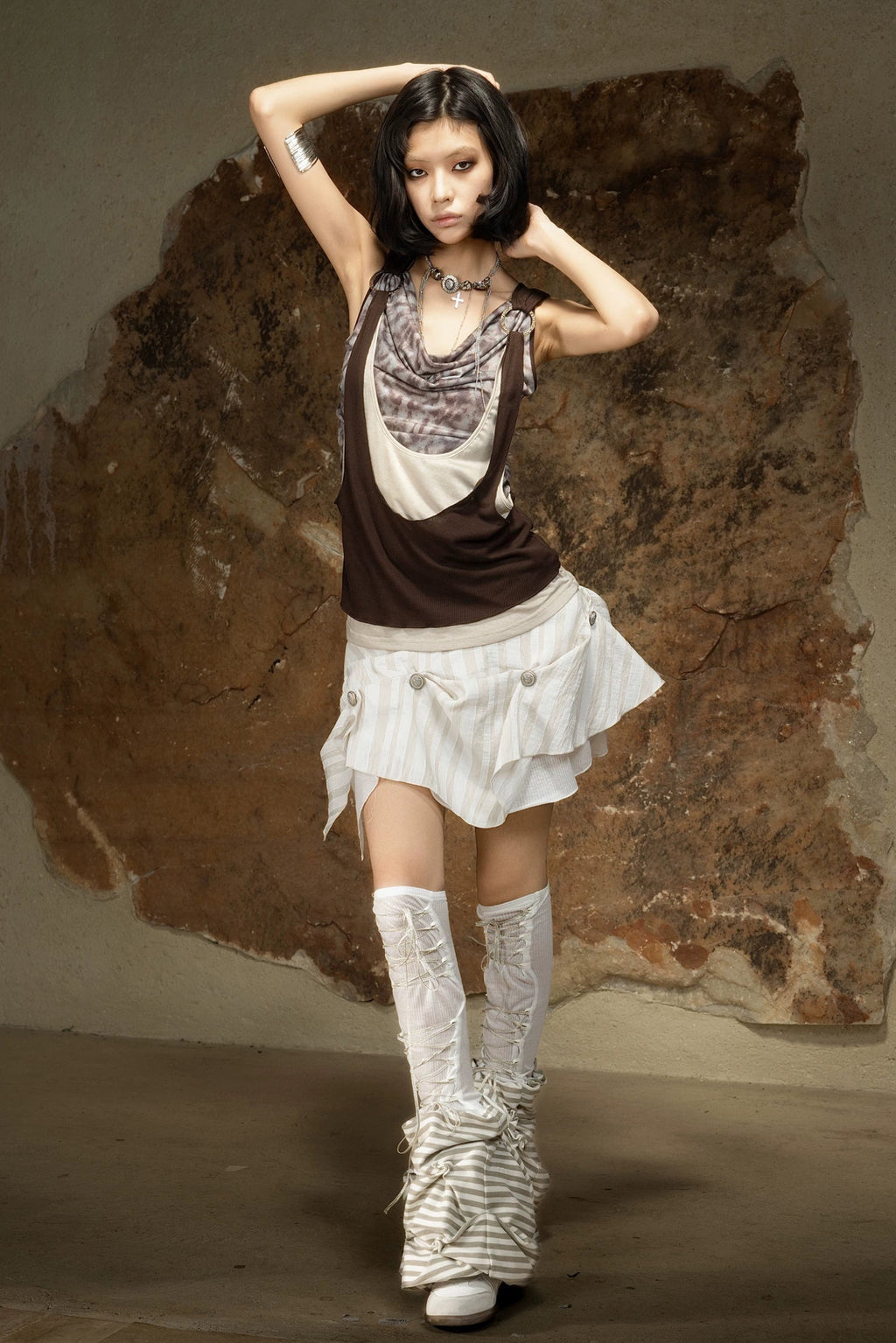 circus stripe skirt