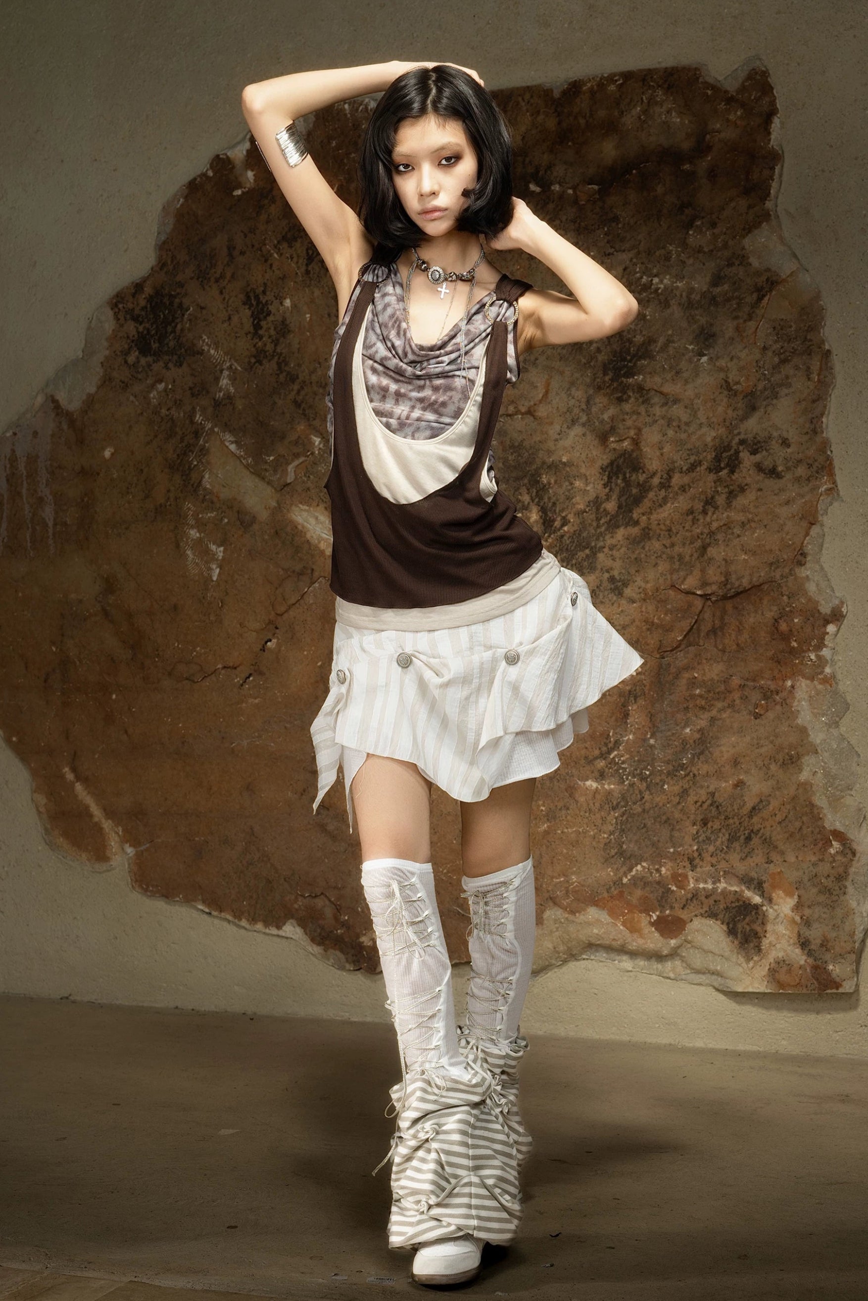 circus stripe skirt