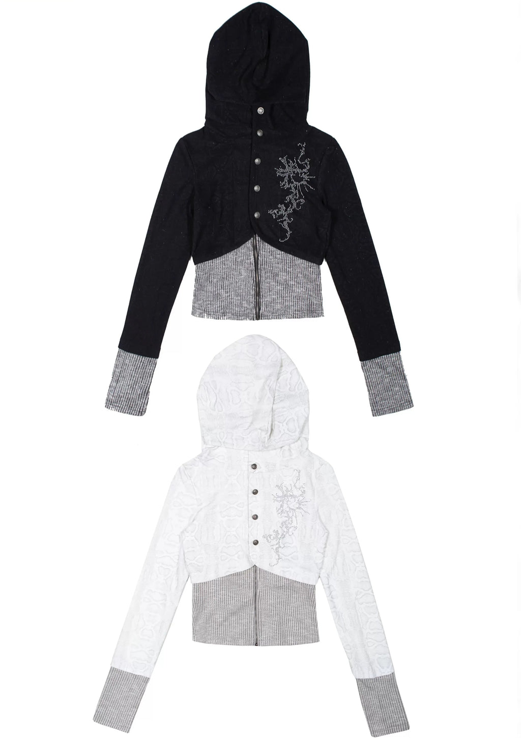 cropped hodie tops