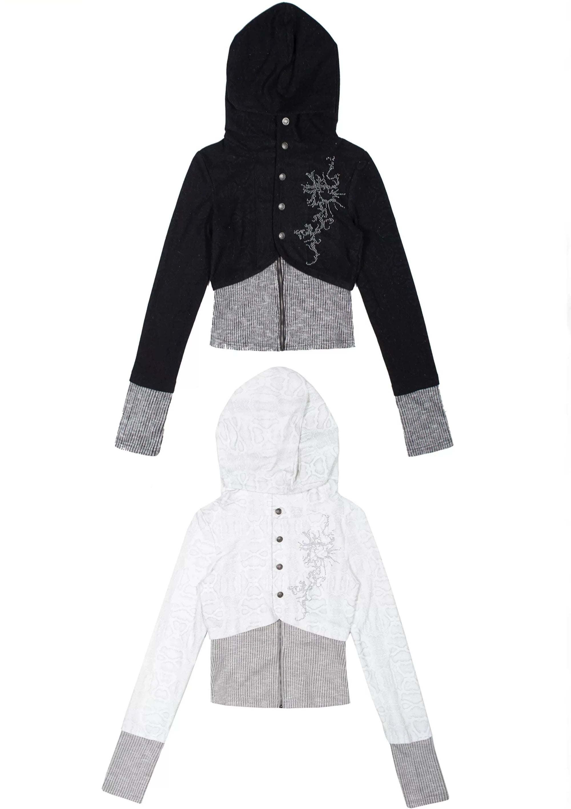 cropped hodie tops