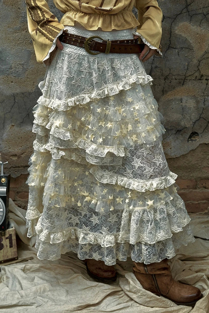 vintage lace skirts