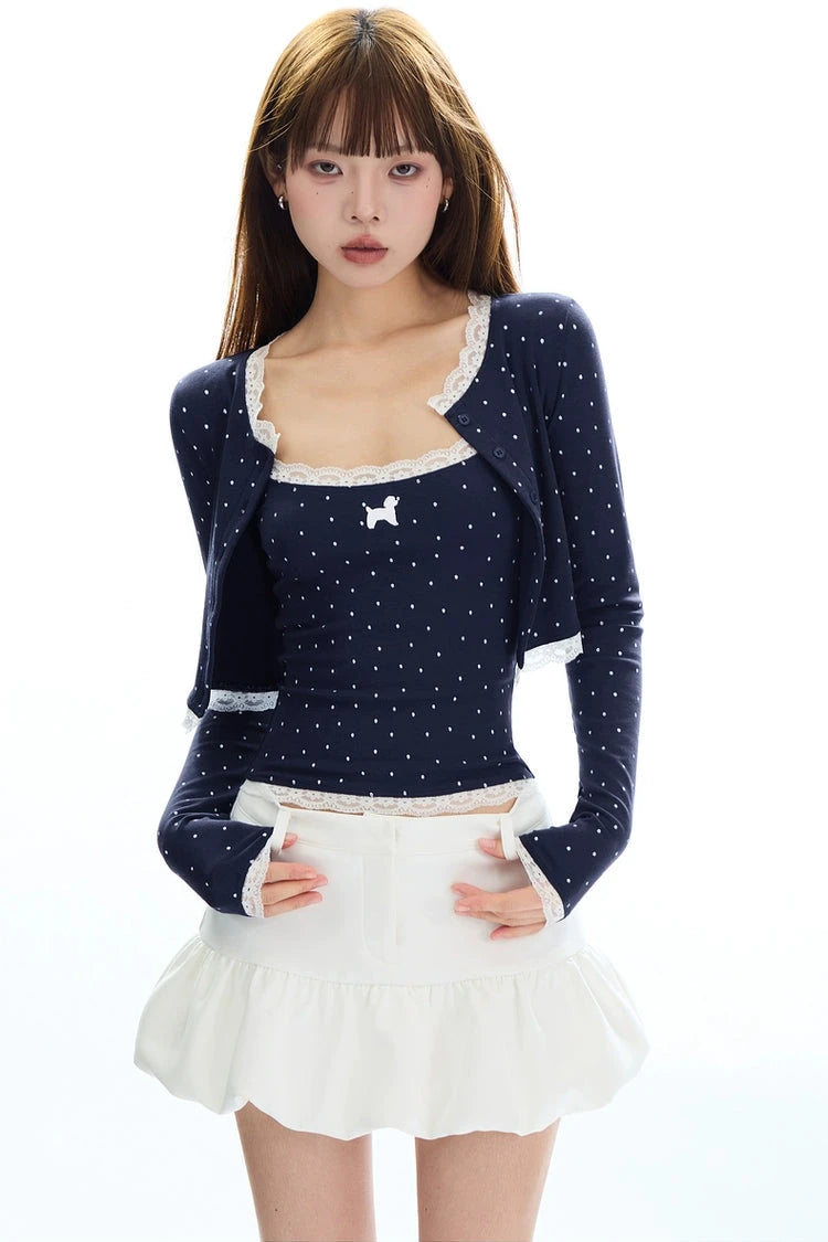 dots style shirt