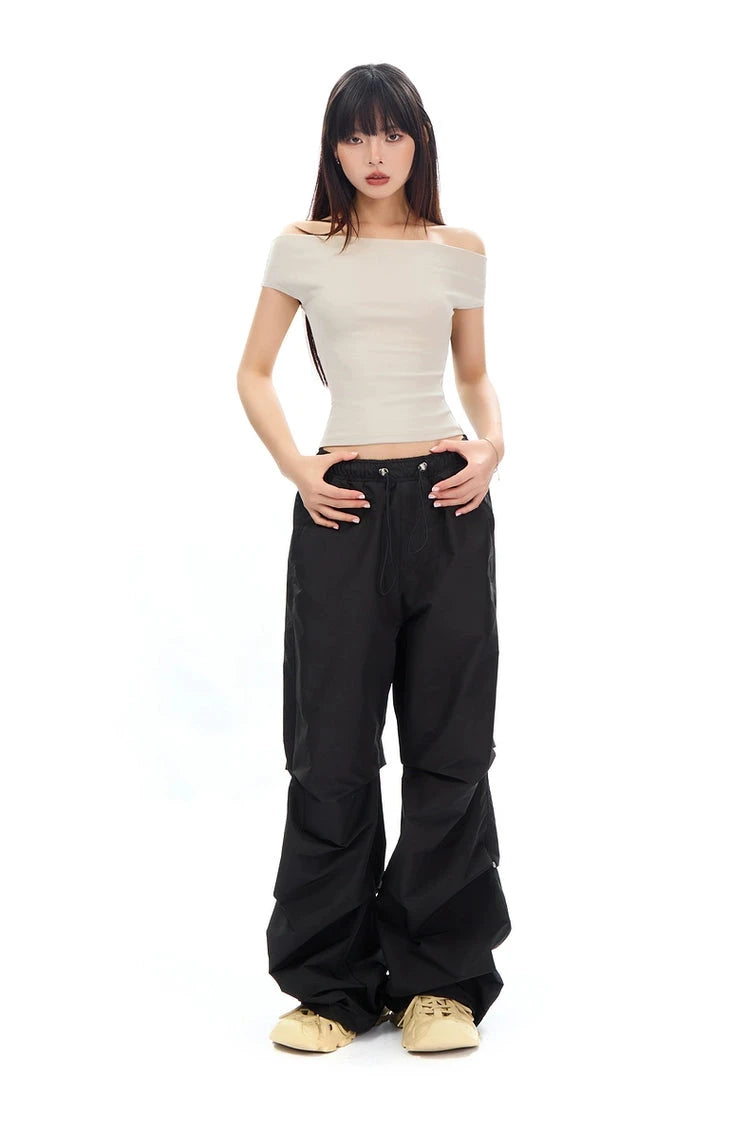 wide leg casual pants