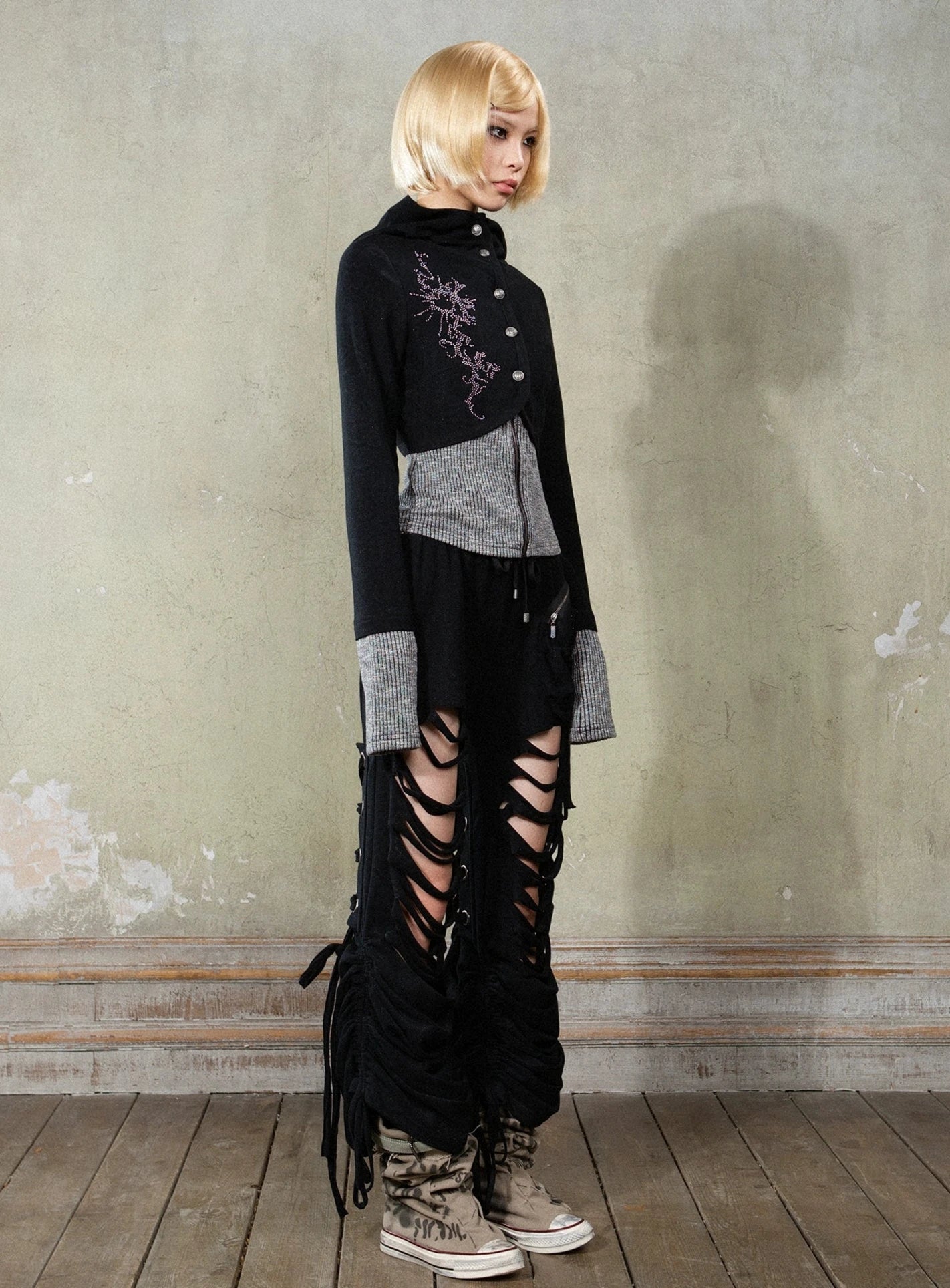 cropped hodie tops